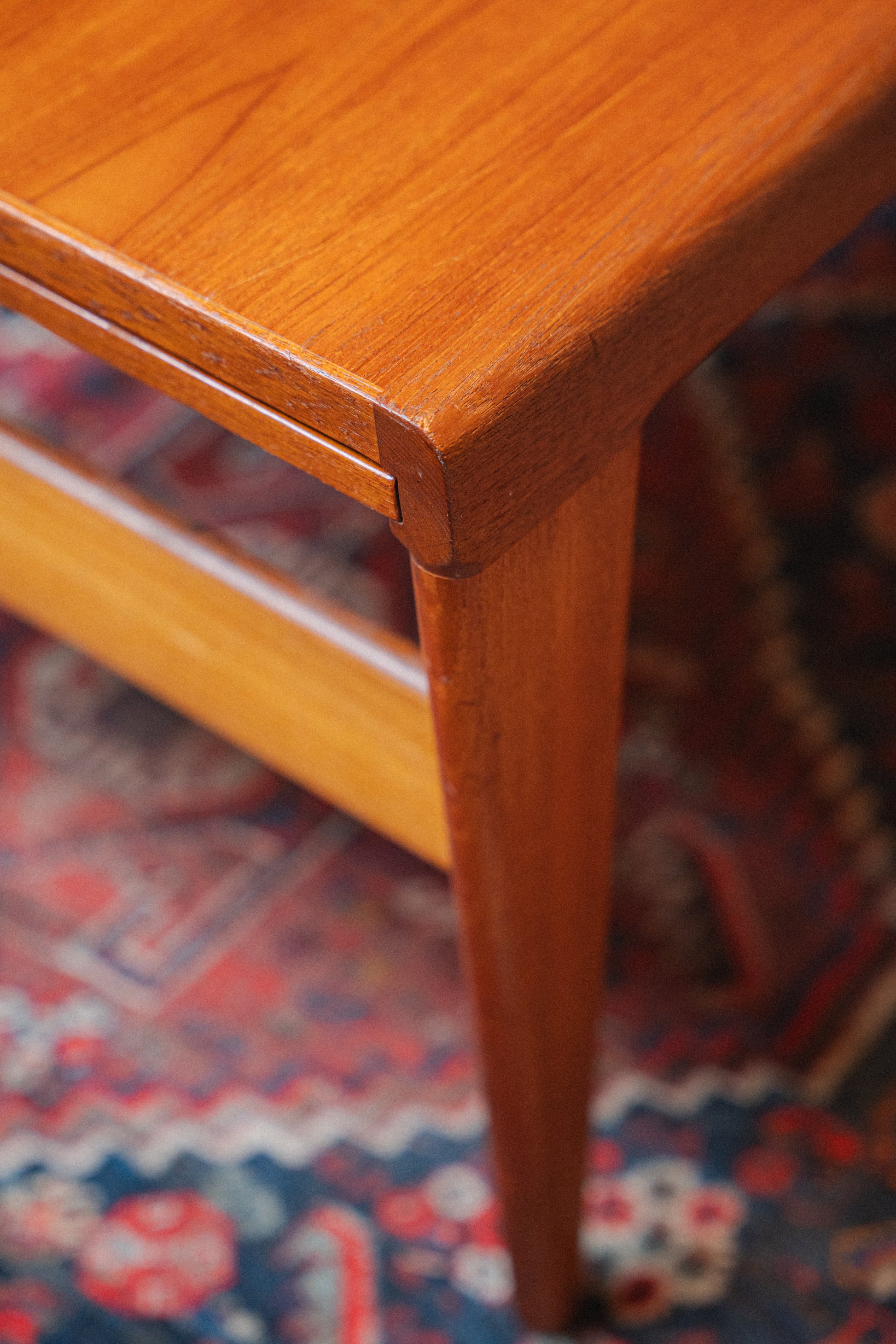 Danish Extendable Coffee Table in Teak by Illum Wikkelso for Koefoeds Mobelfabrik