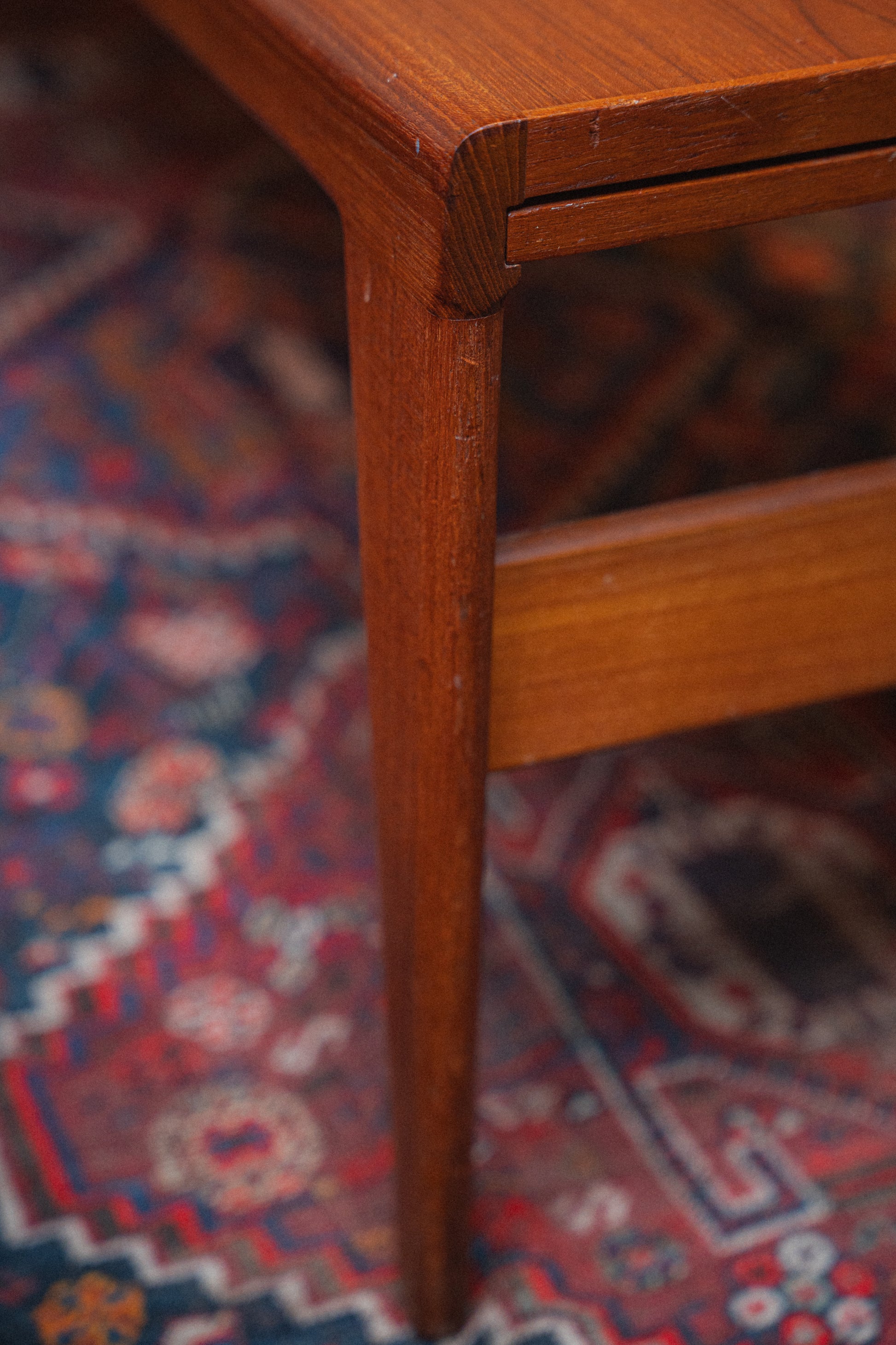 Danish Extendable Coffee Table in Teak by Illum Wikkelso for Koefoeds Mobelfabrik