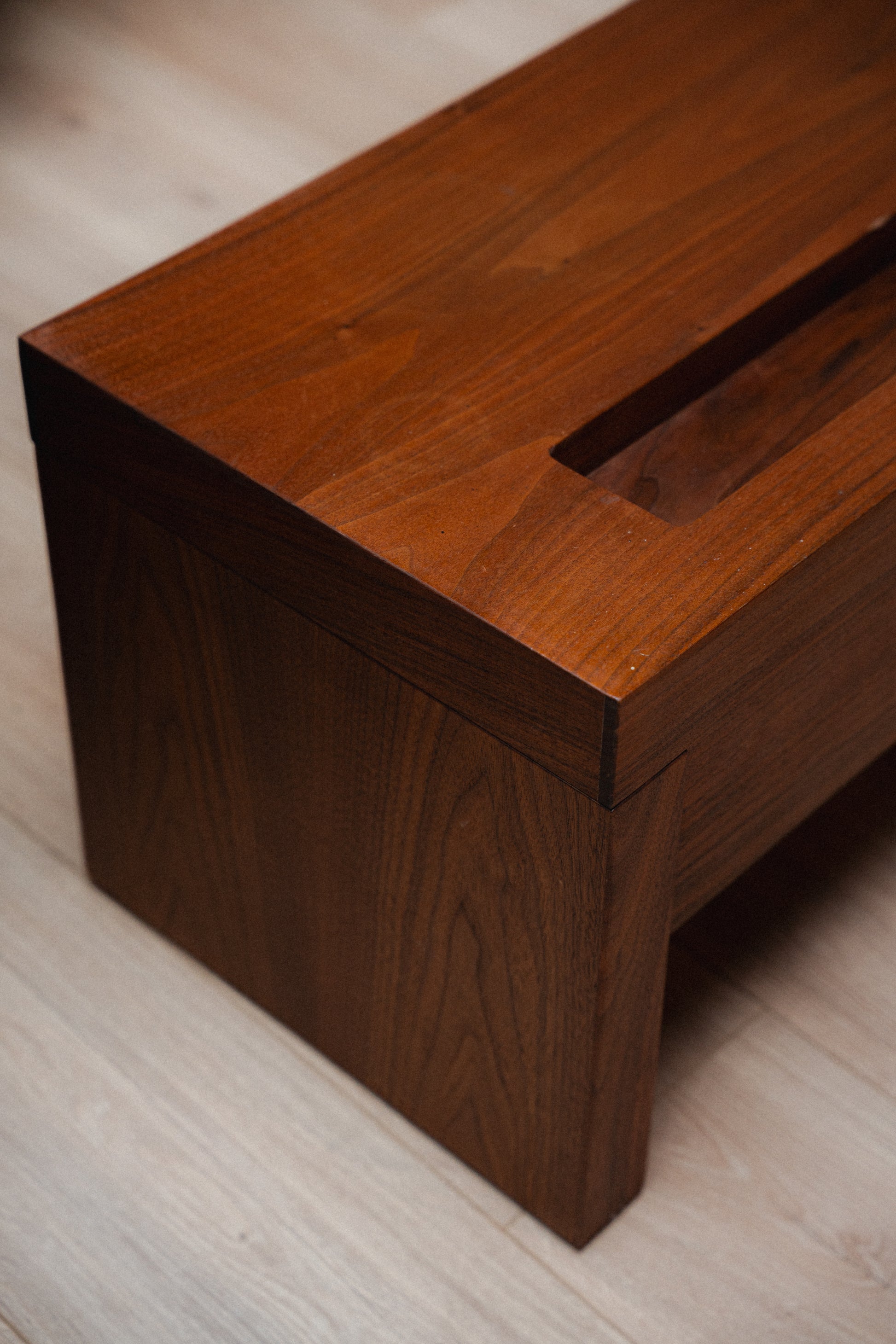 Solid Walnut Nightstands (Pair) by Terry Dwan for Riva 1920