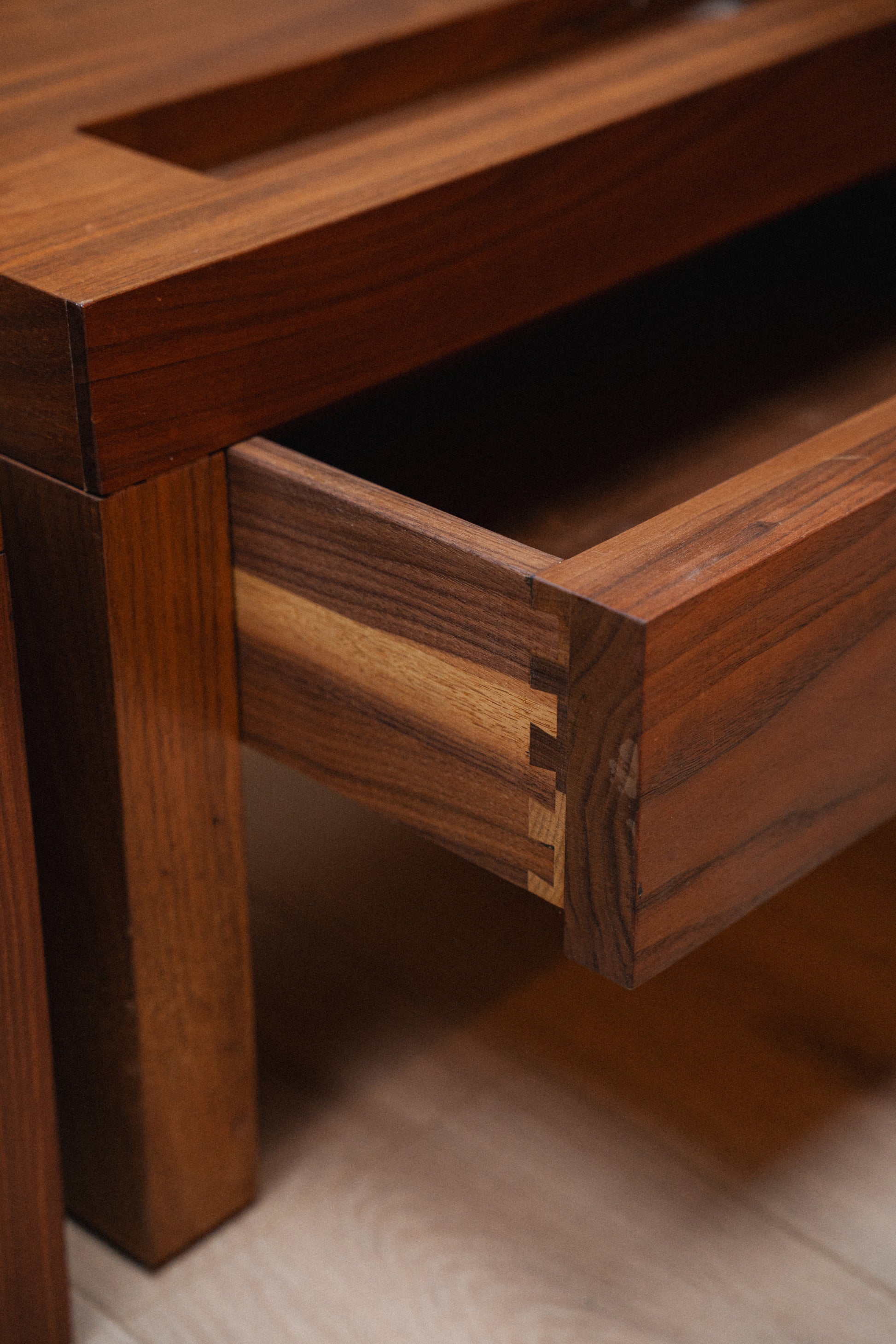 Solid Walnut Nightstands (Pair) by Terry Dwan for Riva 1920
