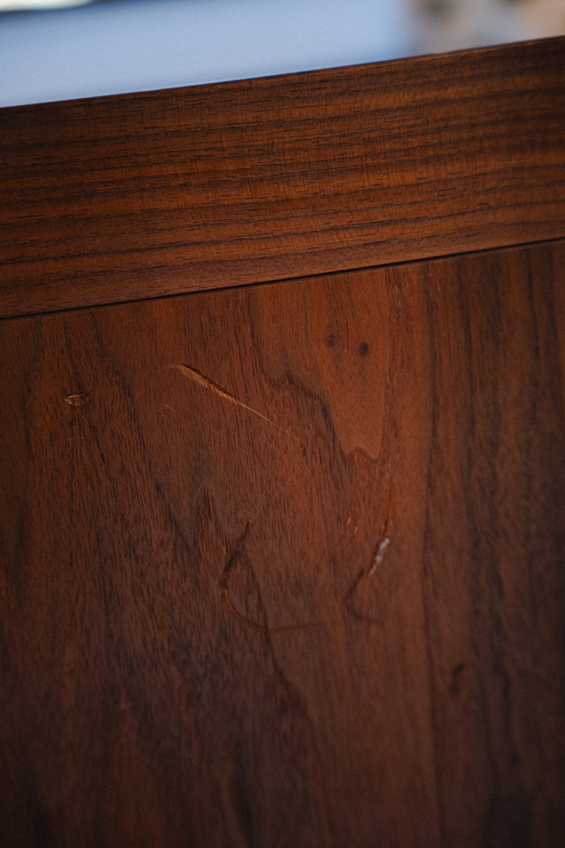 Solid Walnut Lowboy Dresser by Terry Dwan for Riva 1920