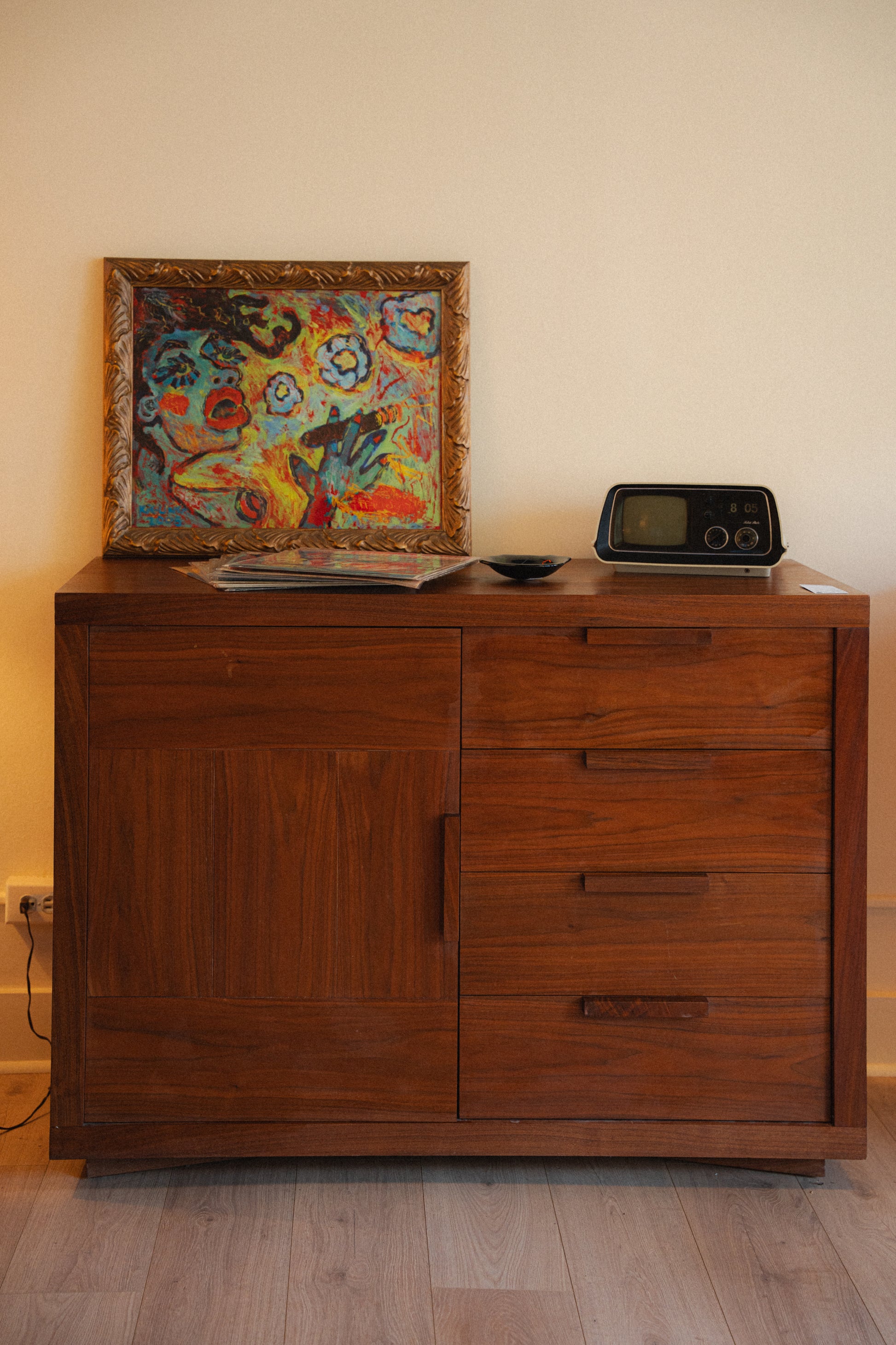 Solid Walnut Dresser by Terry Dwan for Riva 1920