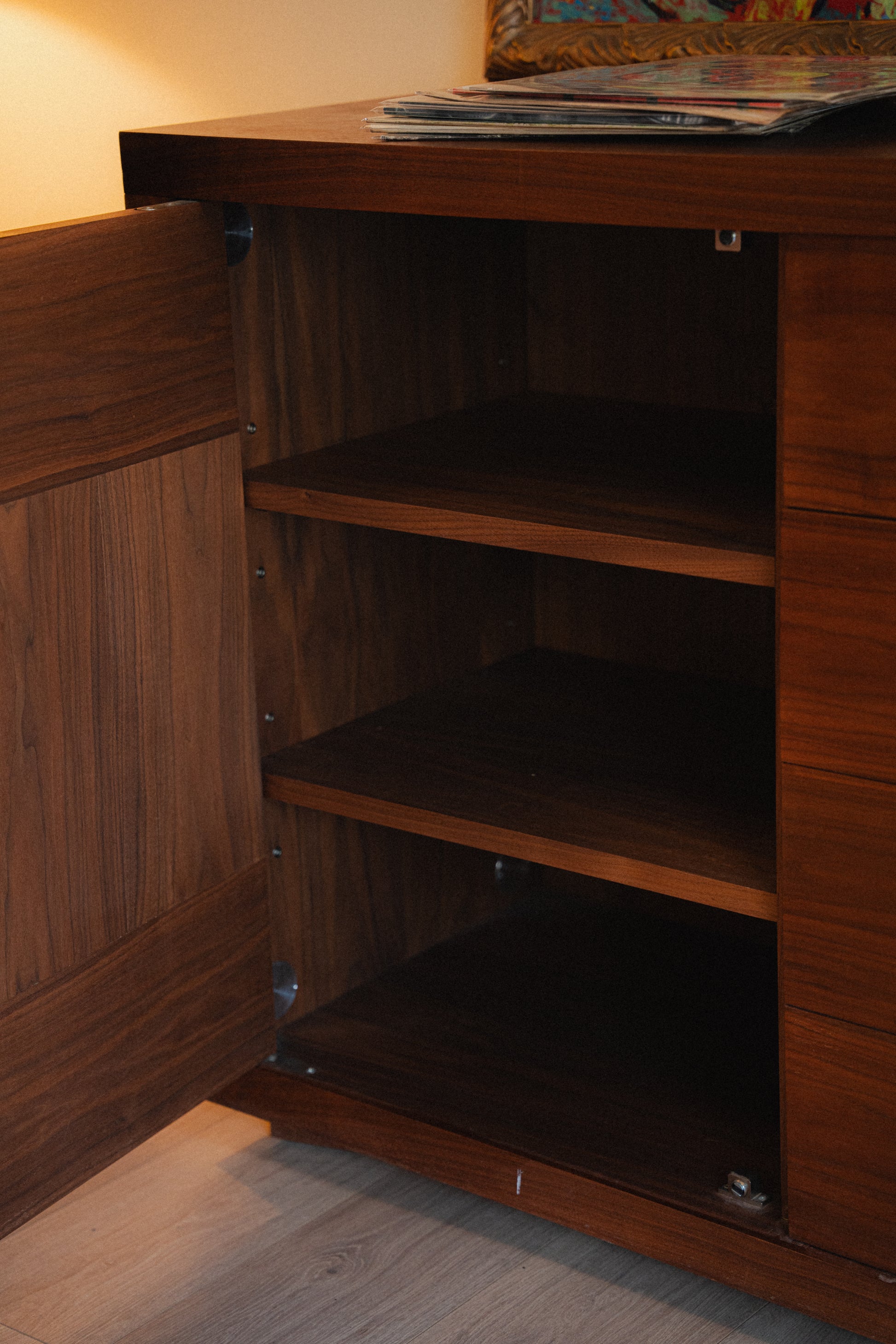 Solid Walnut Dresser by Terry Dwan for Riva 1920