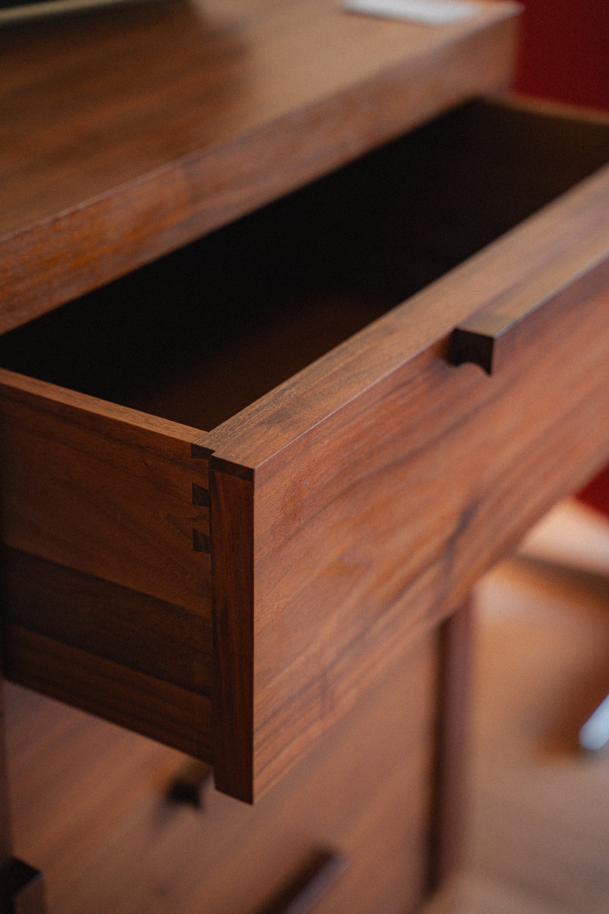 Solid Walnut Dresser by Terry Dwan for Riva 1920