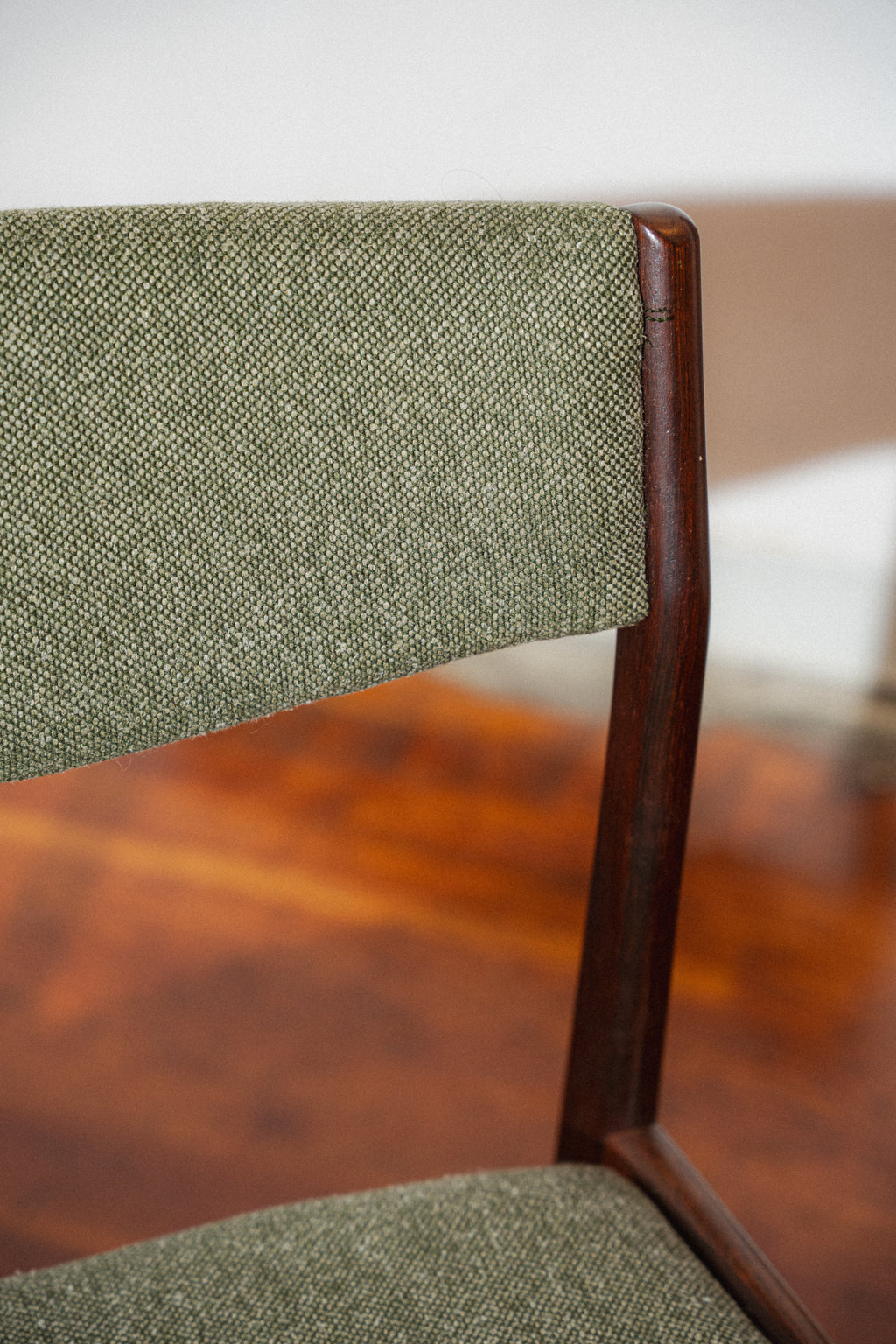 Restored Solid Rosewood Dining Chairs by Horsens Denmark (Set of 4)