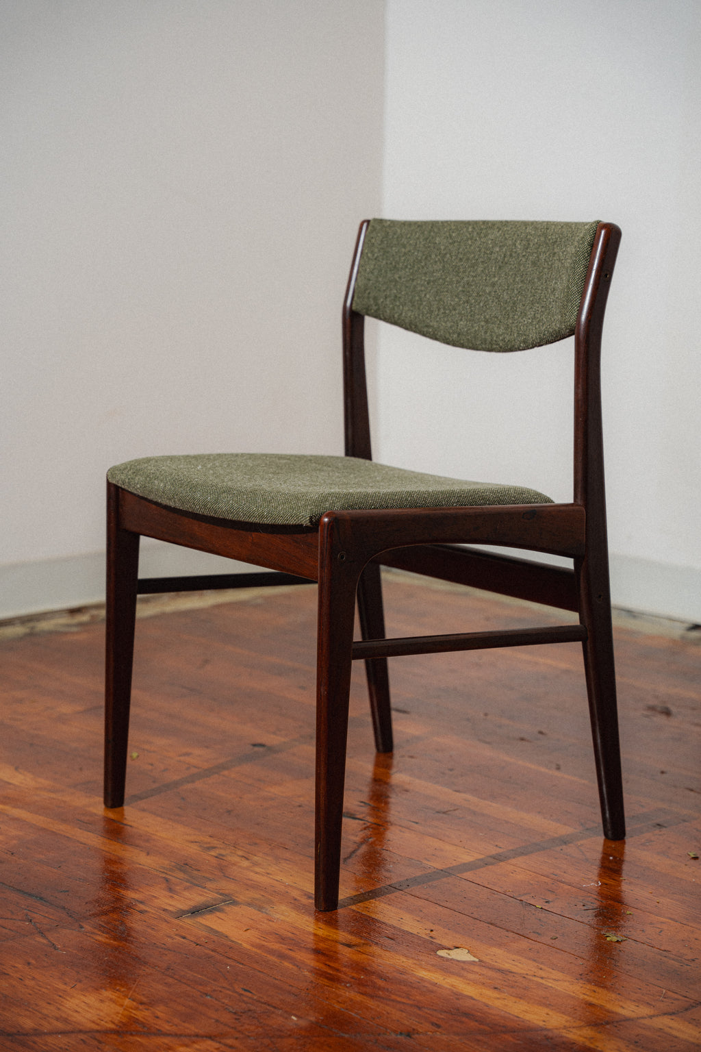 Restored Solid Rosewood Dining Chairs by Horsens Denmark (Set of 4)