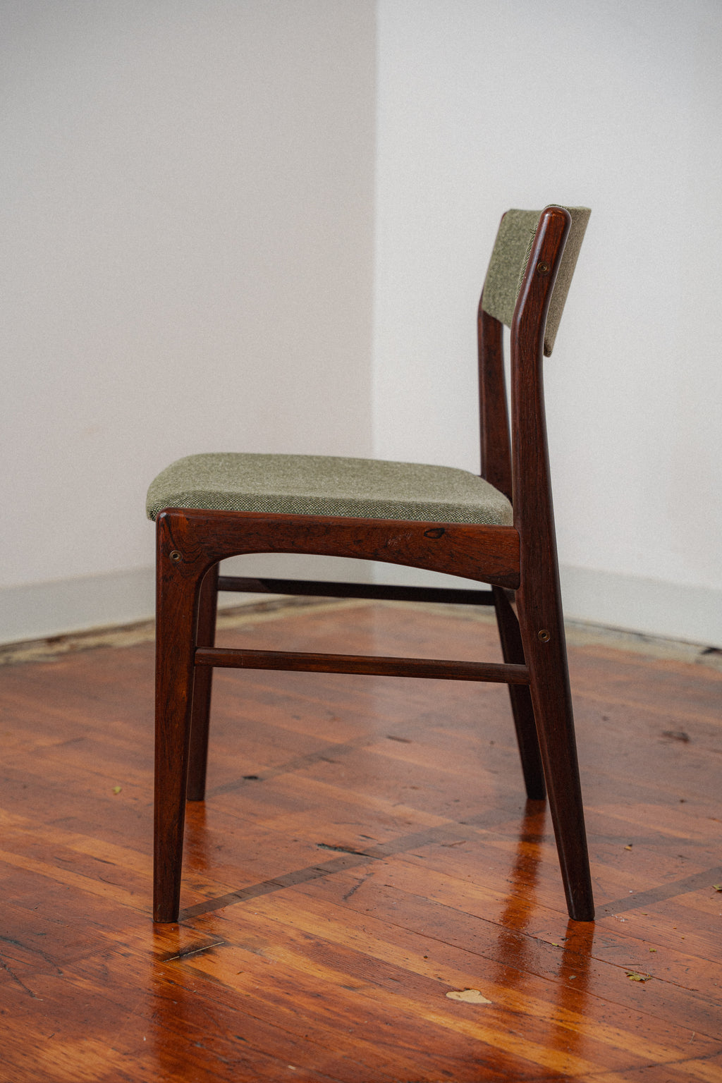 Restored Solid Rosewood Dining Chairs by Horsens Denmark (Set of 4)