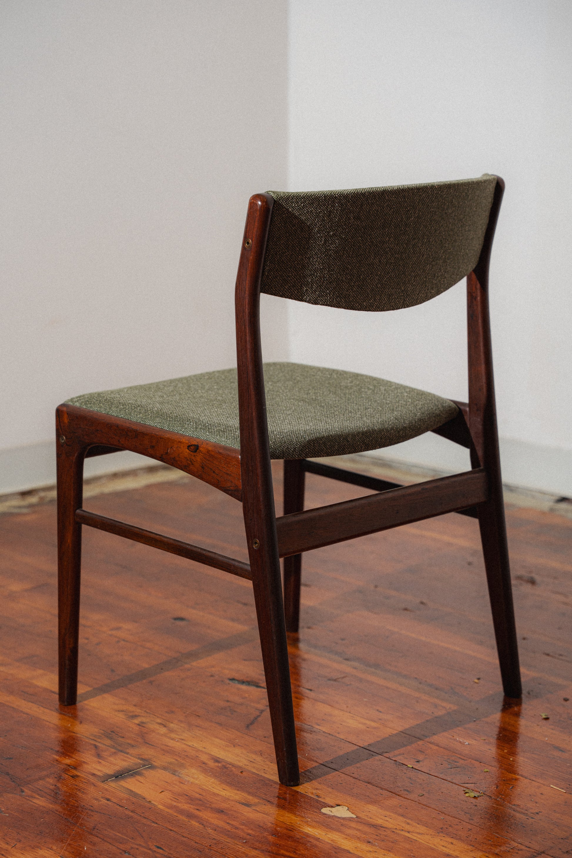 Restored Solid Rosewood Dining Chairs by Horsens Denmark (Set of 4)