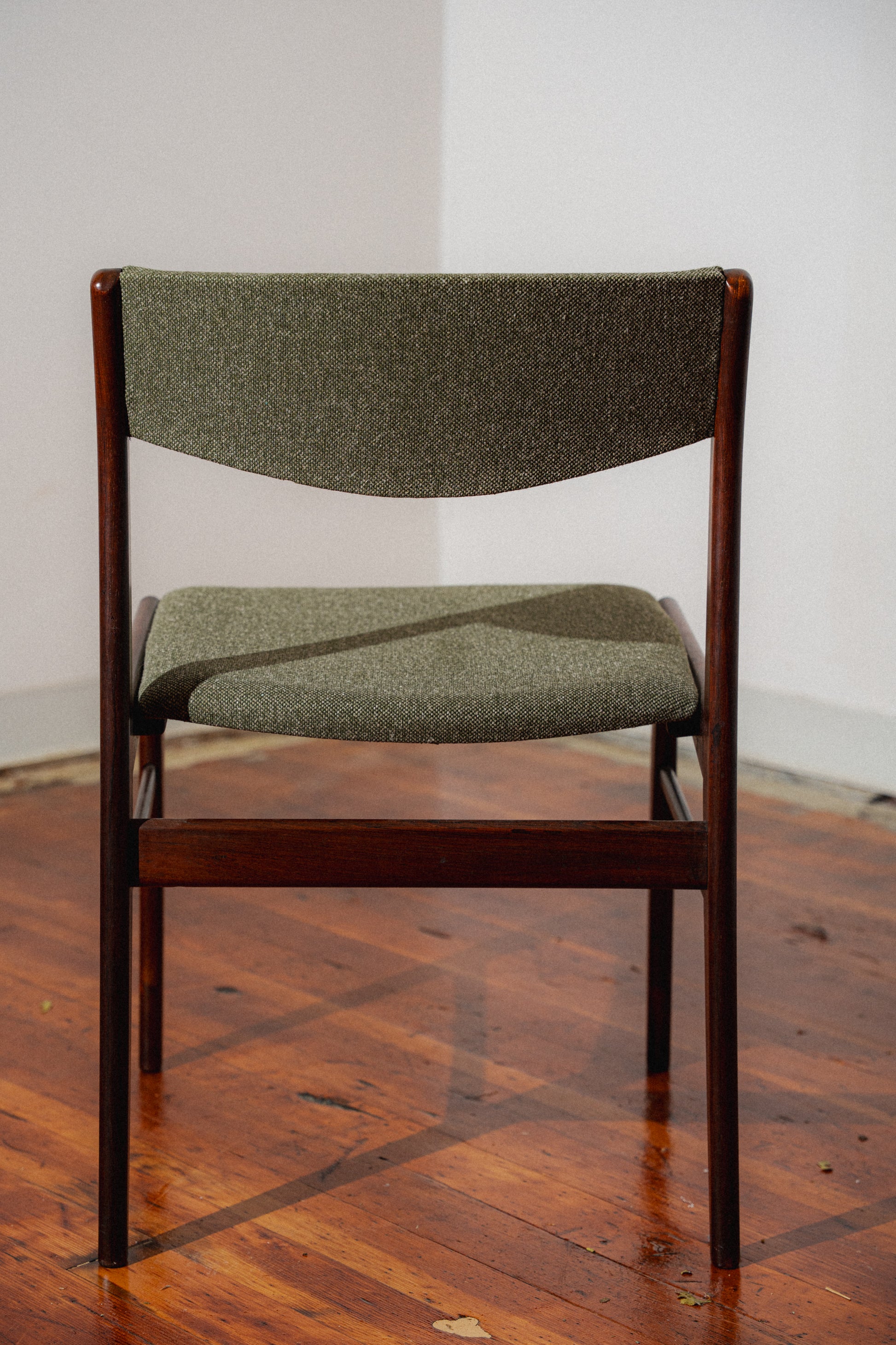Restored Solid Rosewood Dining Chairs by Horsens Denmark (Set of 4)