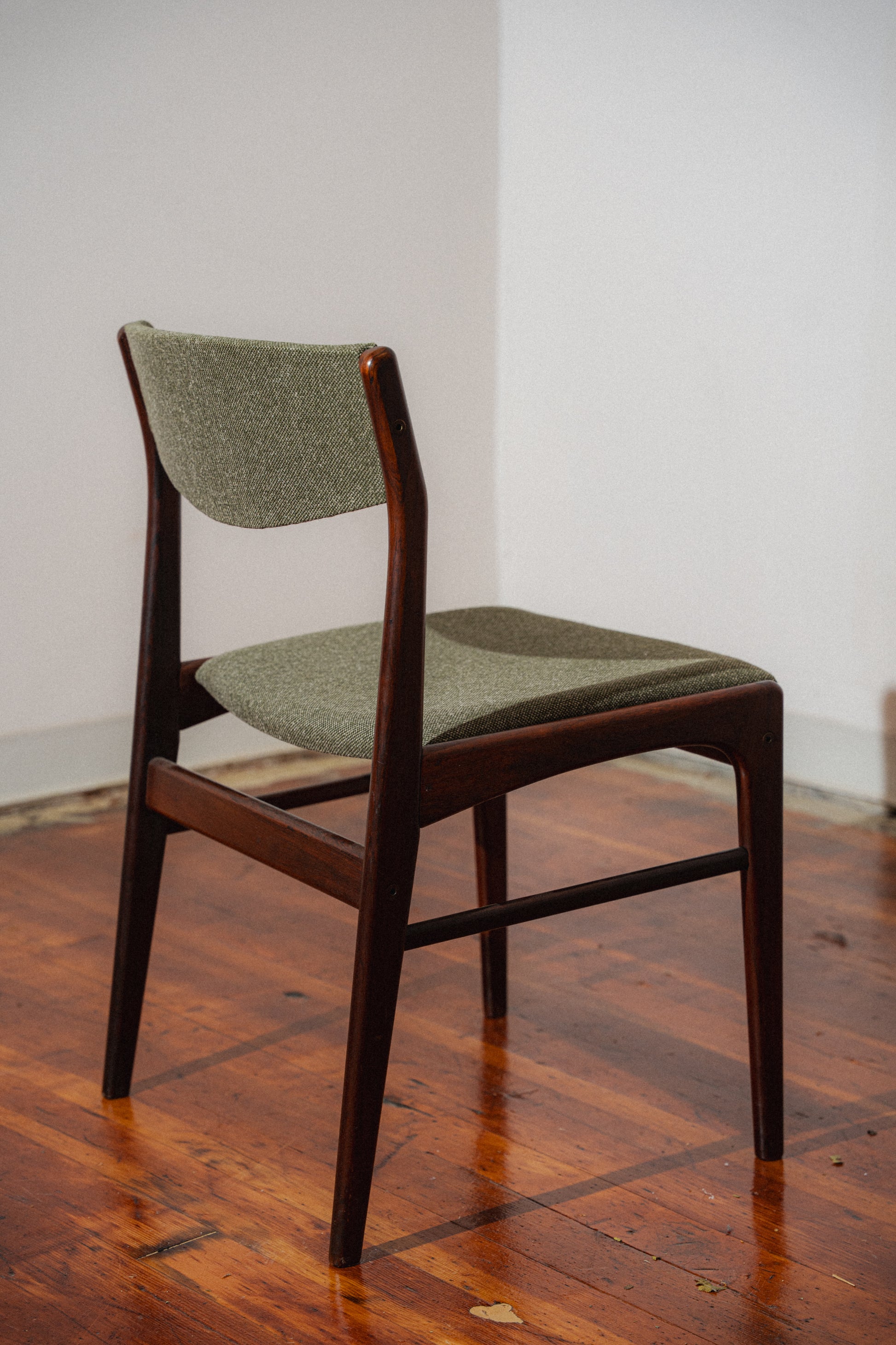 Restored Solid Rosewood Dining Chairs by Horsens Denmark (Set of 4)