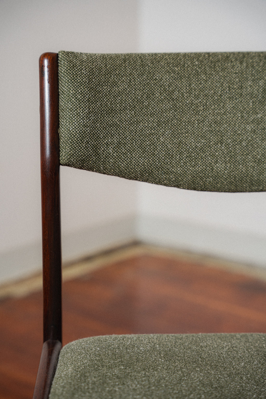 Restored Solid Rosewood Dining Chairs by Horsens Denmark (Set of 4)