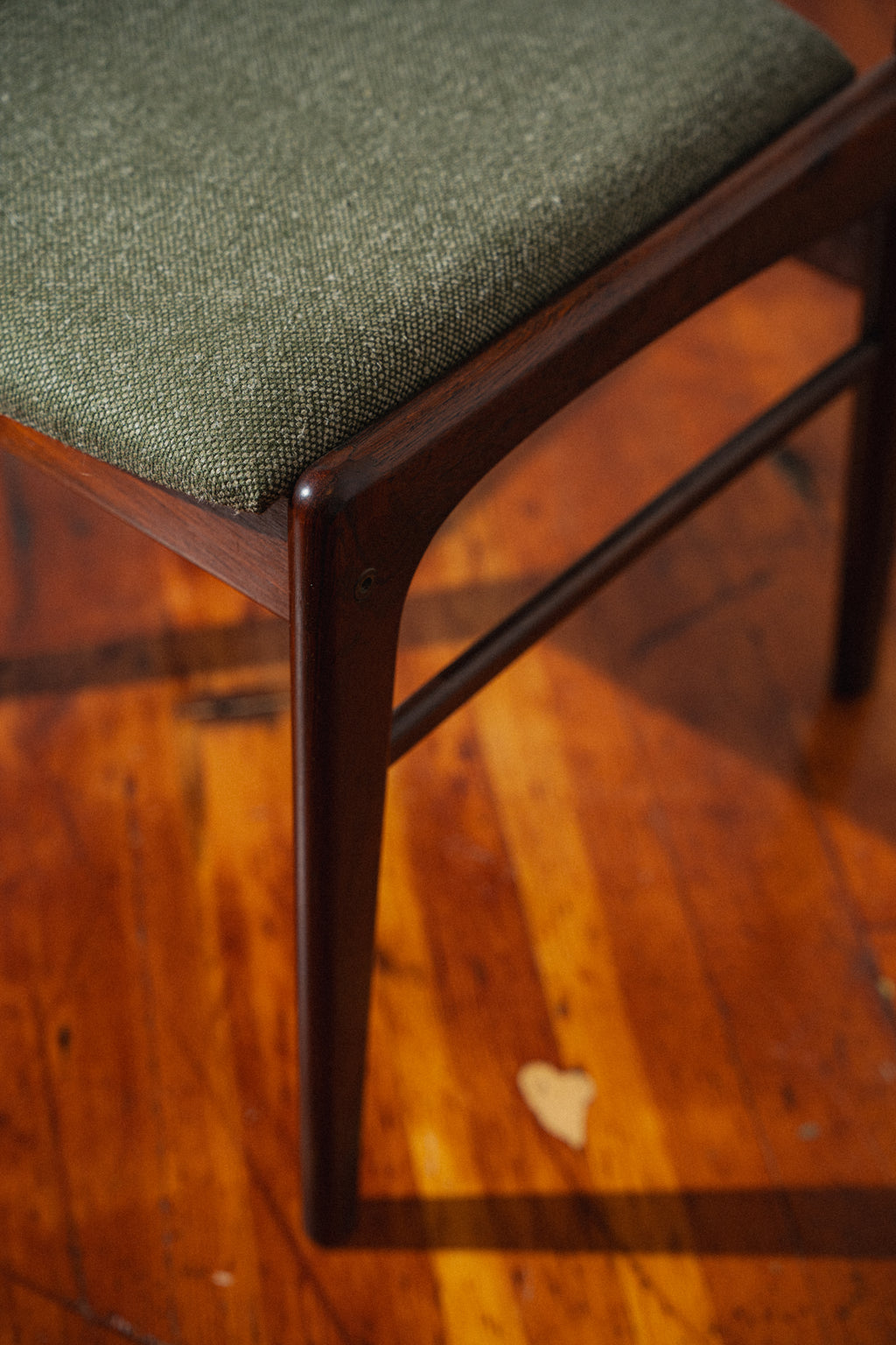 Restored Solid Rosewood Dining Chairs by Horsens Denmark (Set of 4)