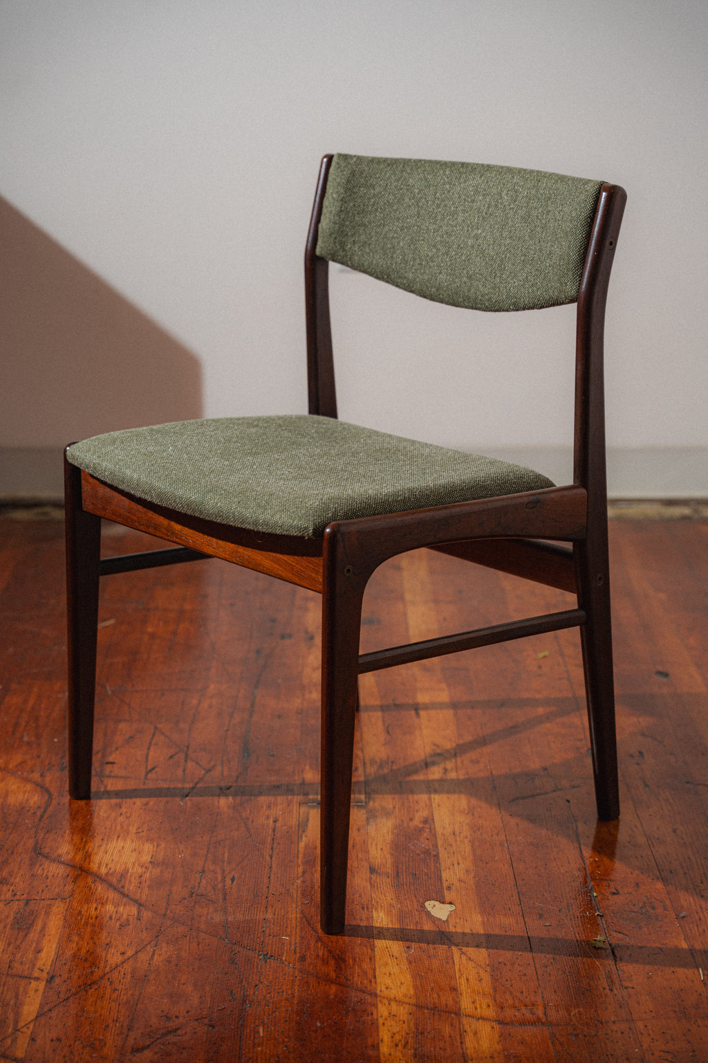 Restored Solid Rosewood Dining Chairs by Horsens Denmark (Set of 4)