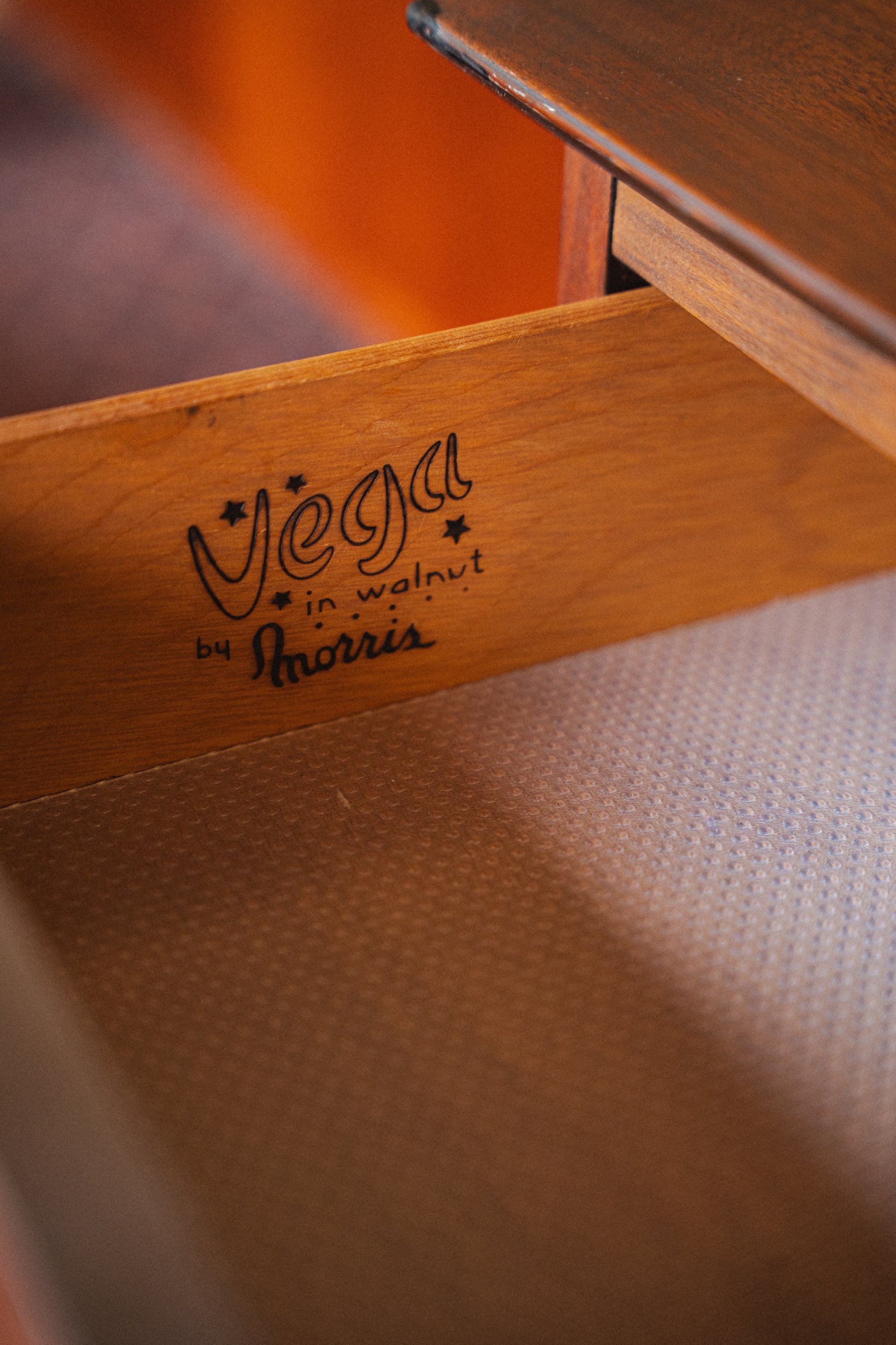 Vega Walnut 9-Drawer Dresser by Morris of California