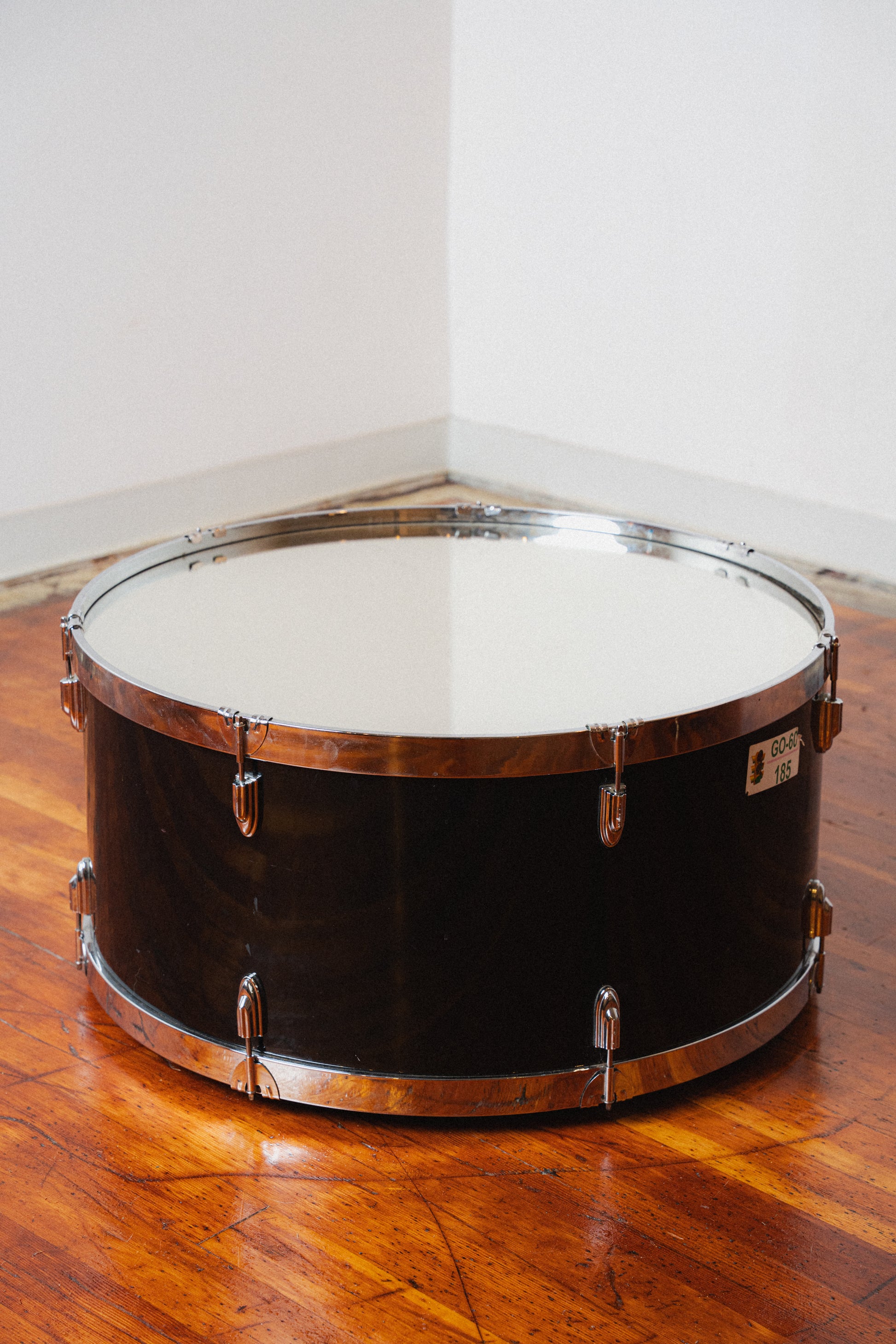 Kick Drum Mirror-top Coffee/Cocktail Table