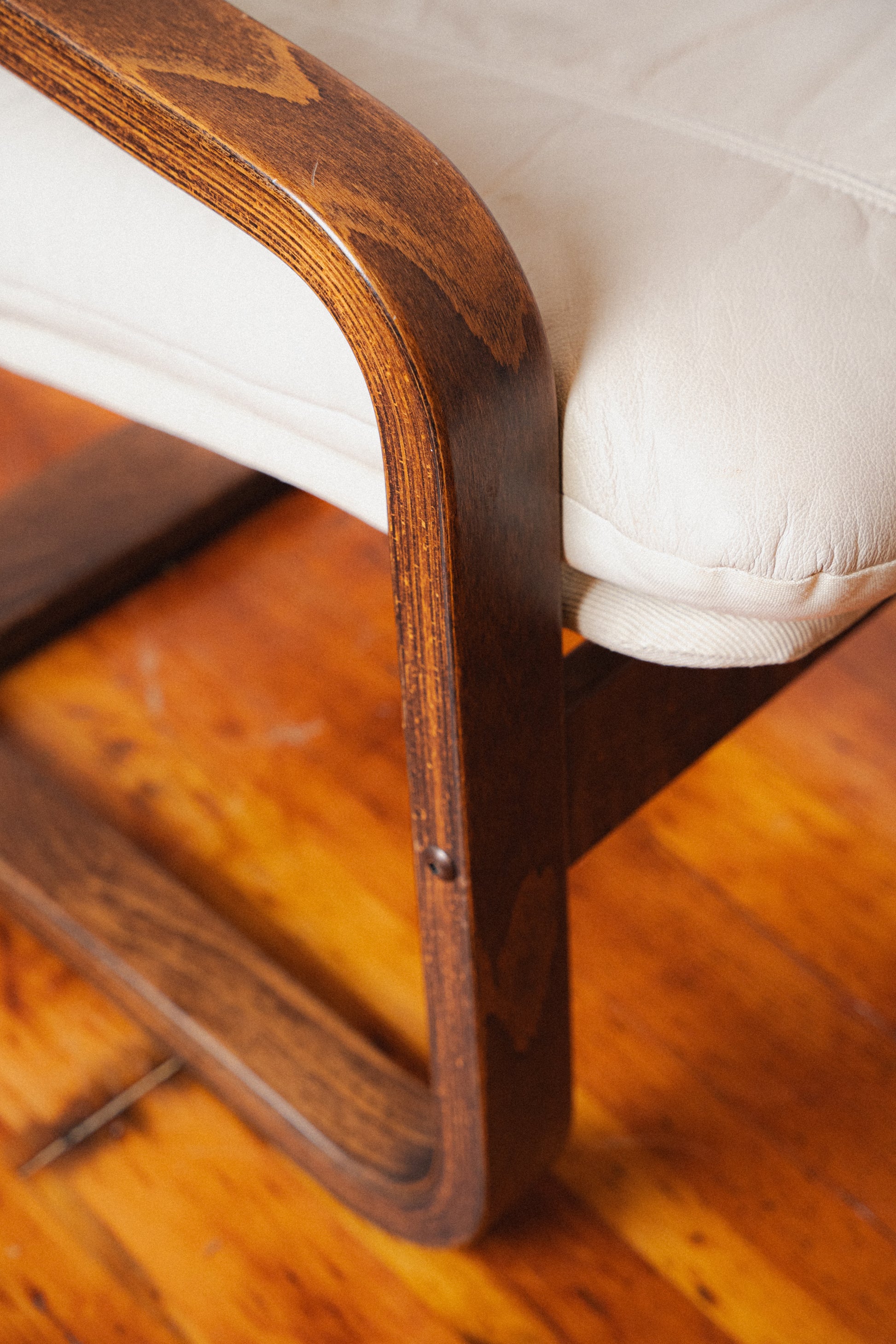 Bent Rosewood Lounge Chairs by Westnofa