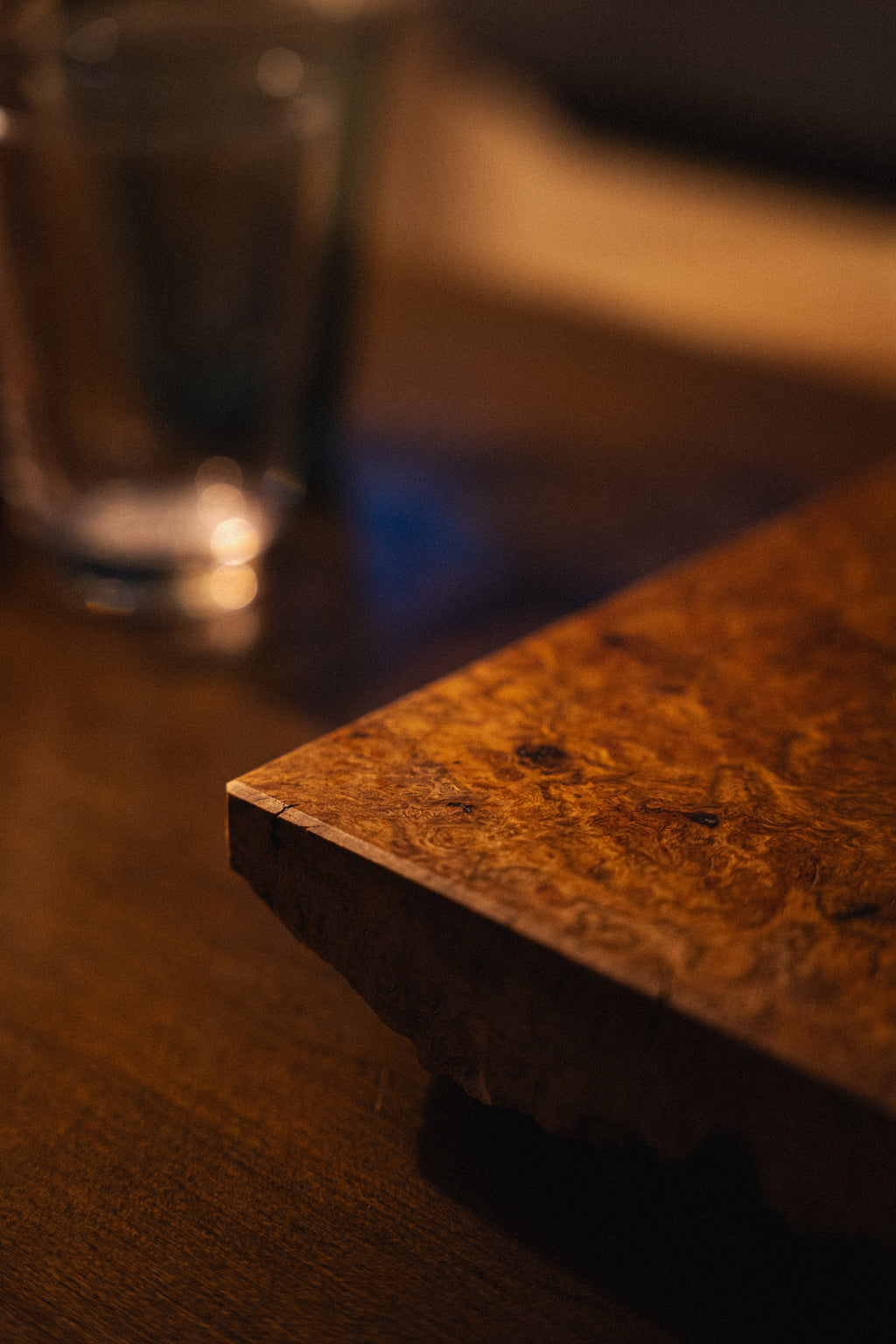 Solid White Oak Burl Cutting Board by Griffin Lockhart