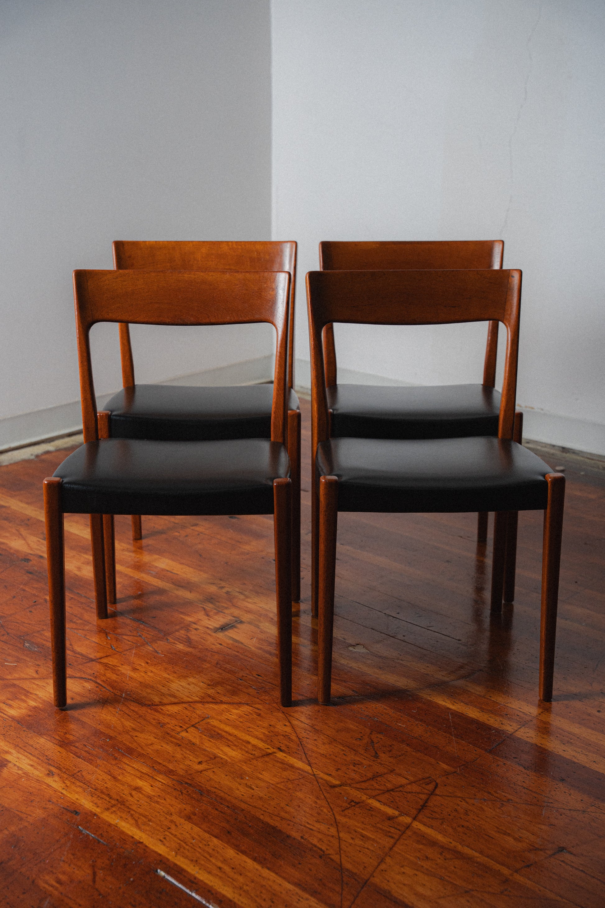 Swedish Teak Dining Chairs by Svegards Markaryd (Set of 4)