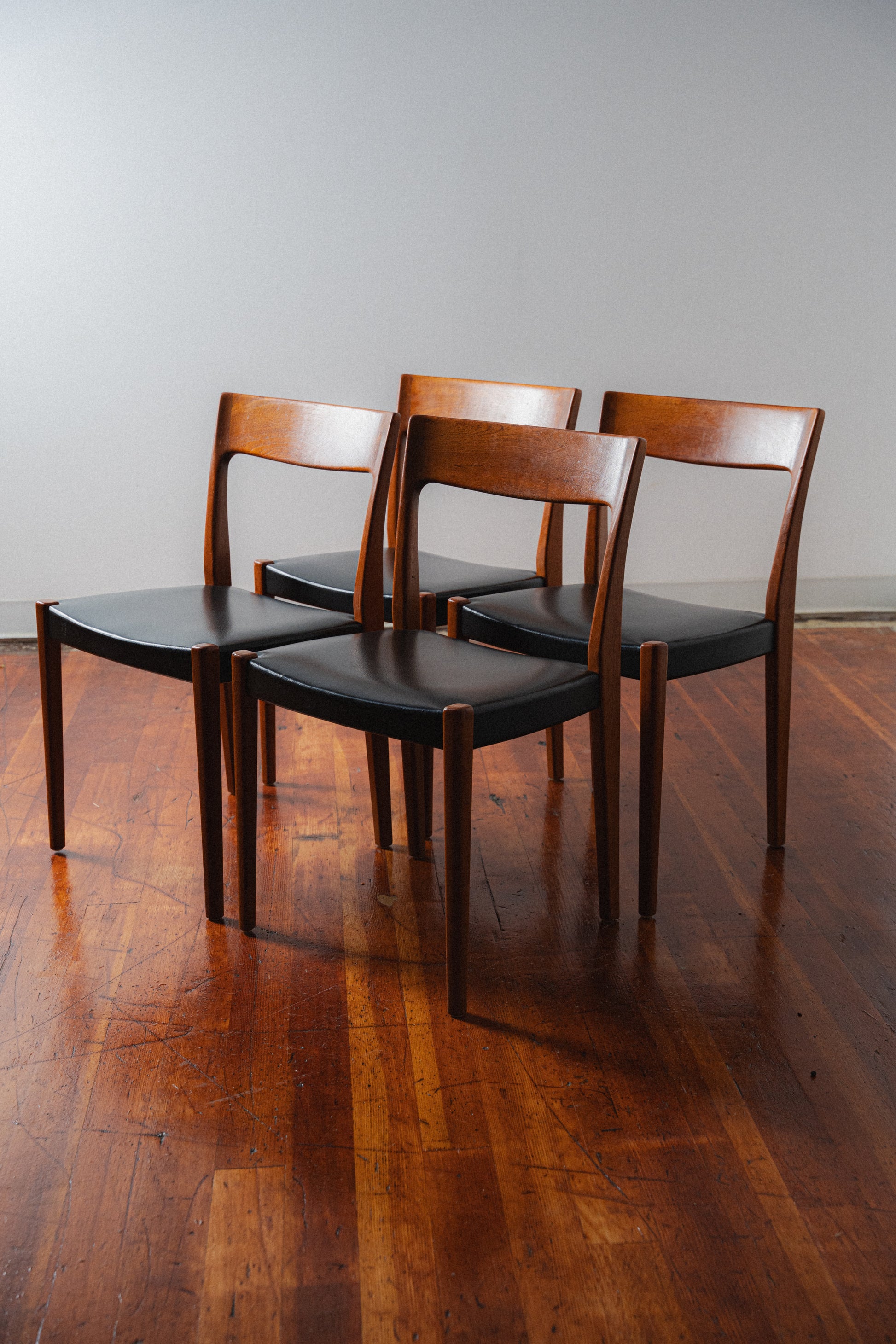 Swedish Teak Dining Chairs by Svegards Markaryd (Set of 4)