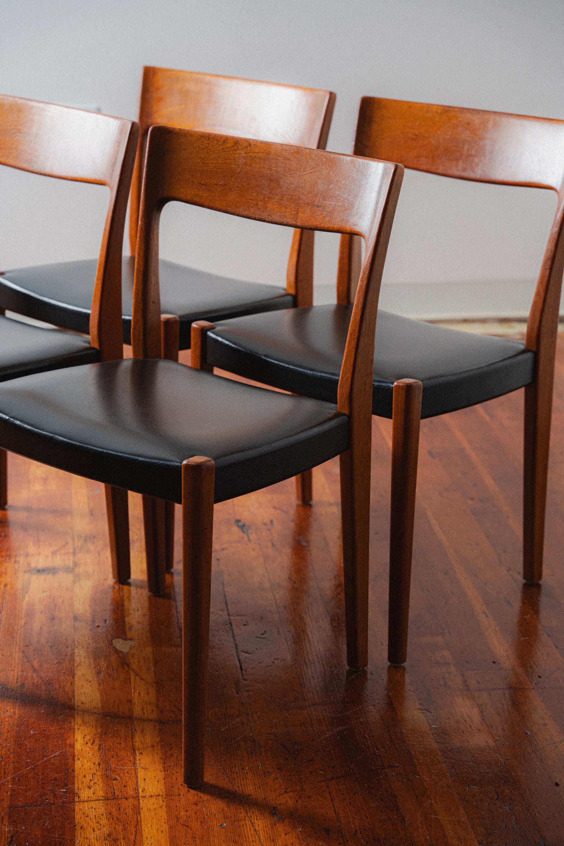 Swedish Teak Dining Chairs by Svegards Markaryd (Set of 4)