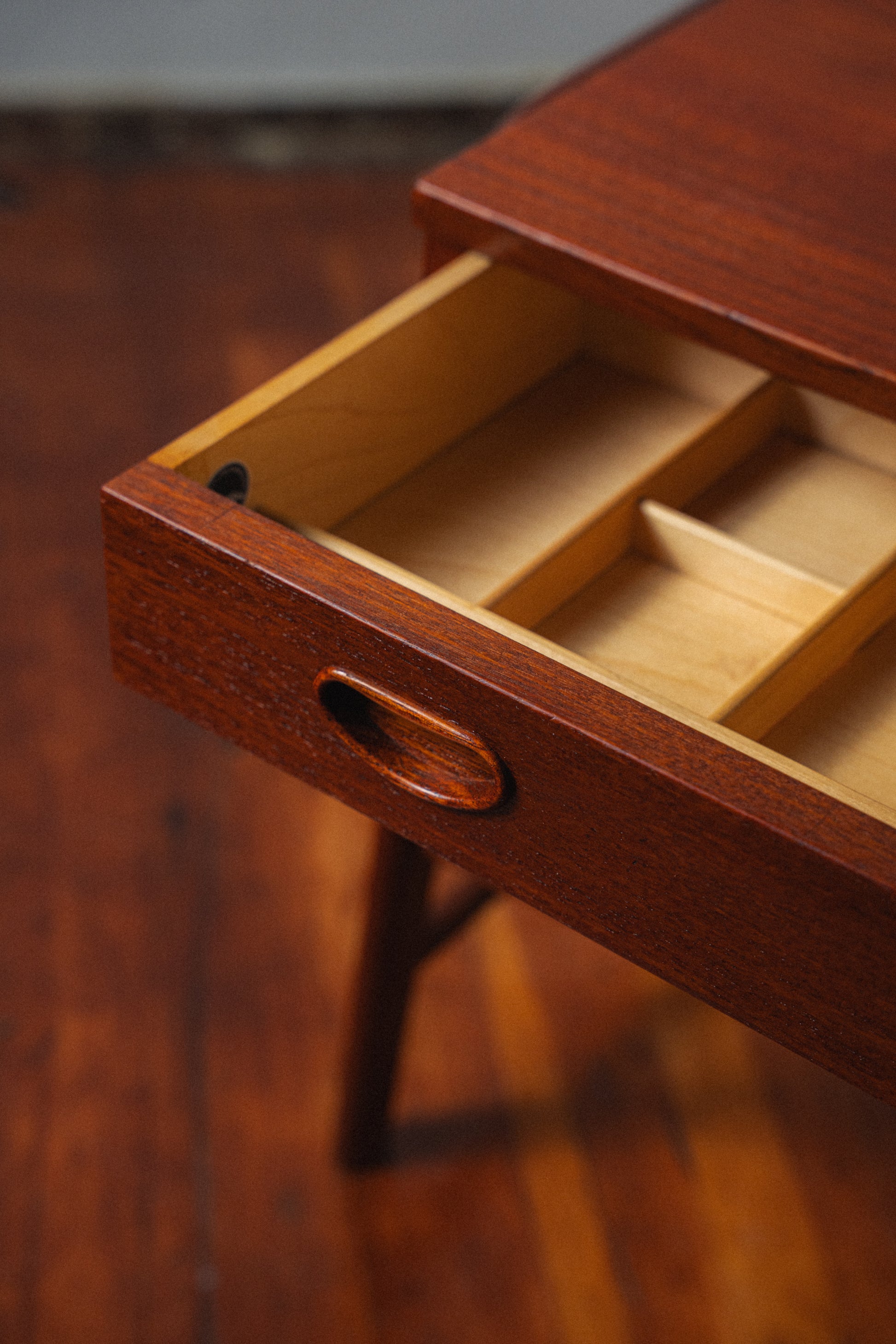 Danish Teak Storage Table by Svend A. Madsen