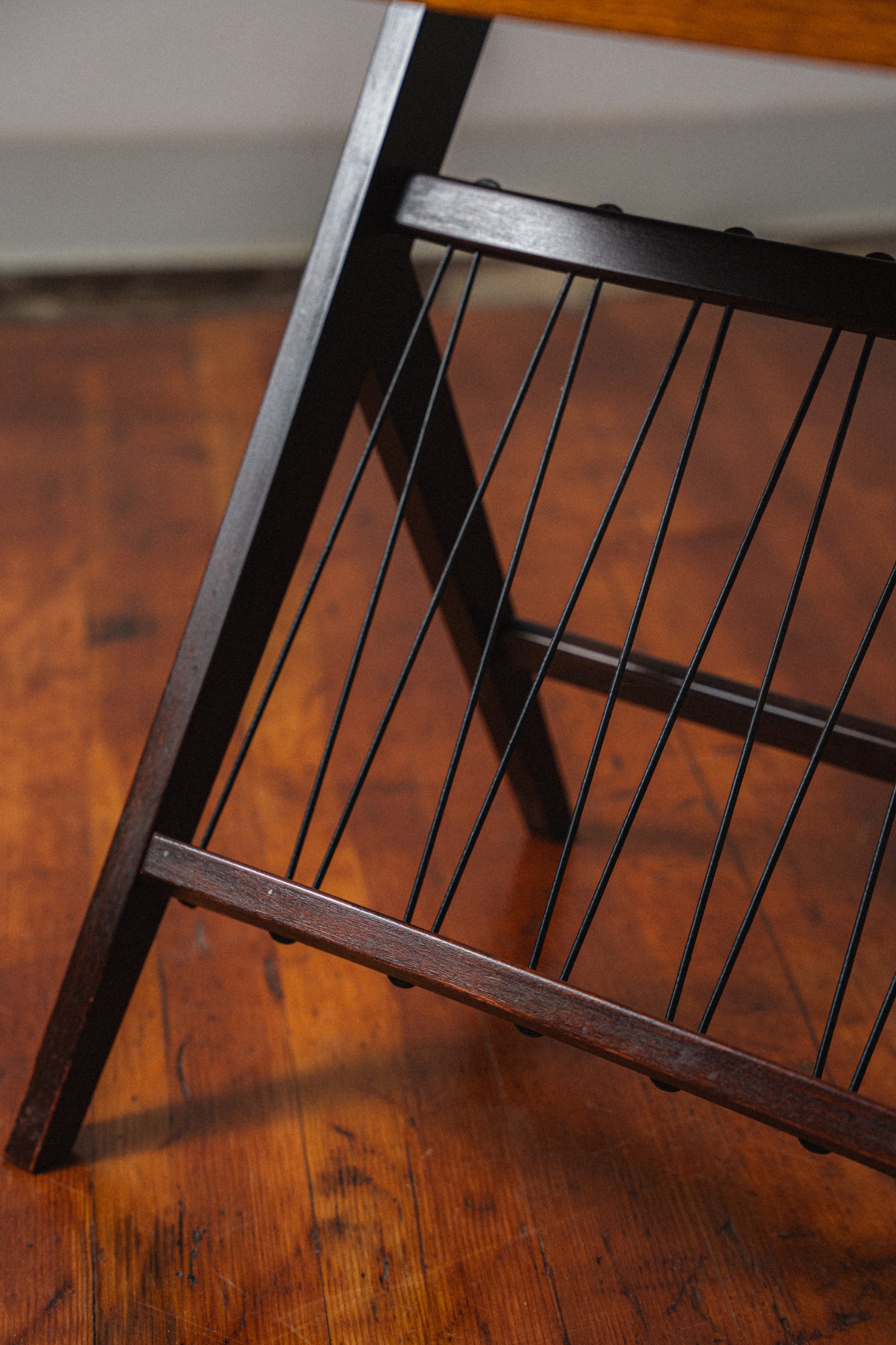 Danish Teak Record Side Table