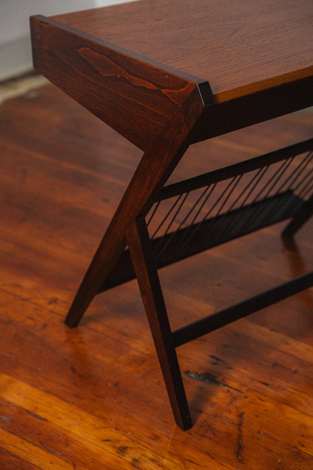 Danish Teak Record Side Table