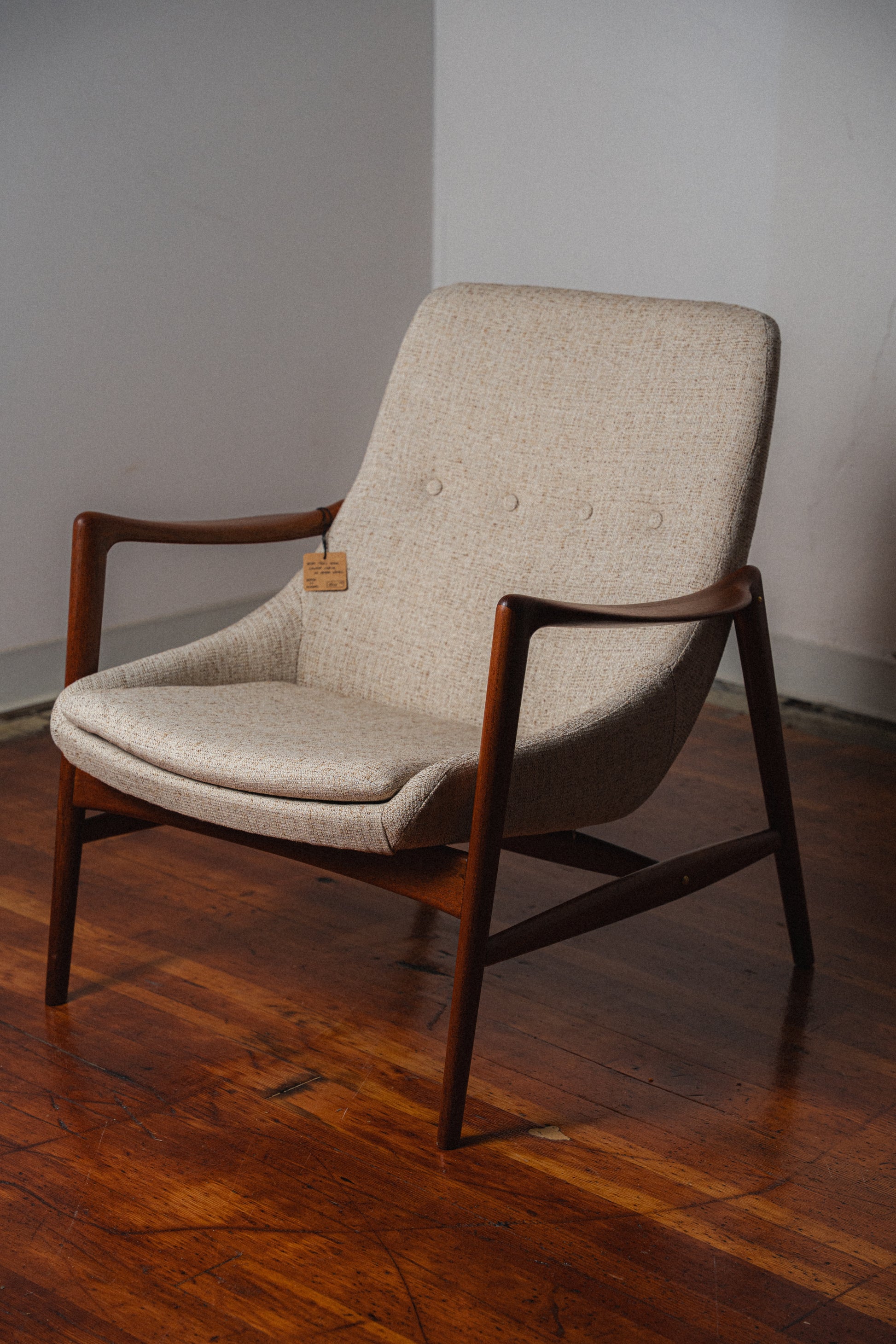 Norwegian Teak Lounge Chair by Peter Wessel
