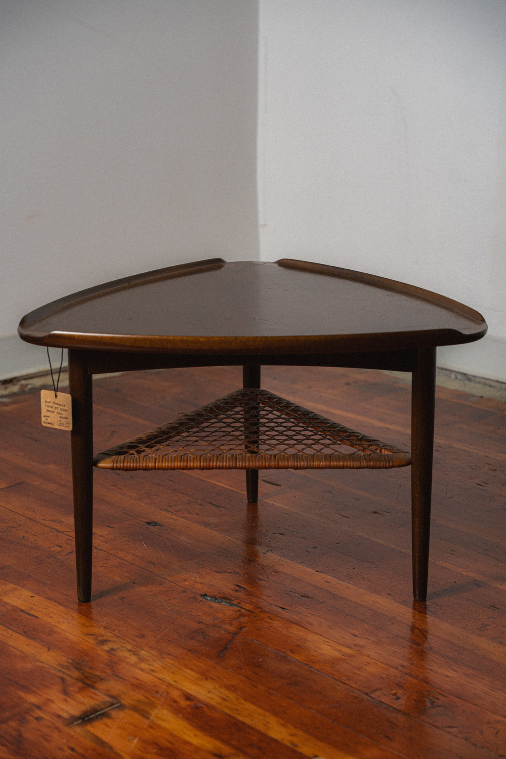 Danish Teak Caned Coffee Table