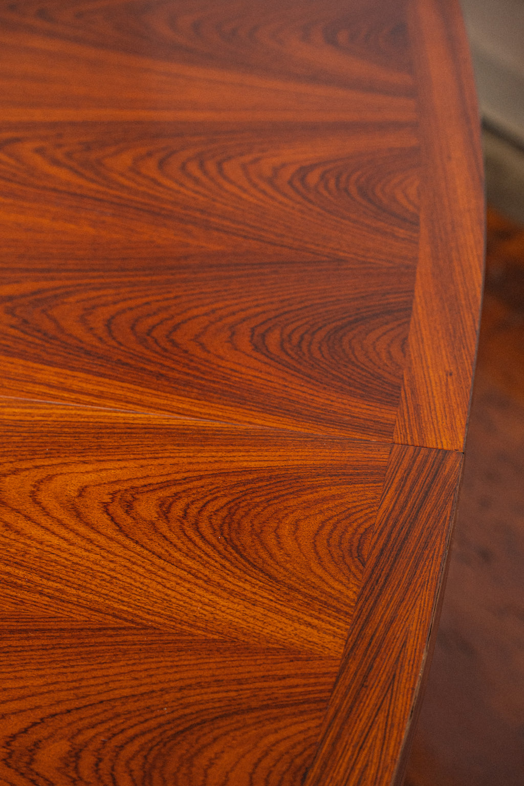 Danish Rosewood Dining Table w/ 2 Leaves by Dyrlund