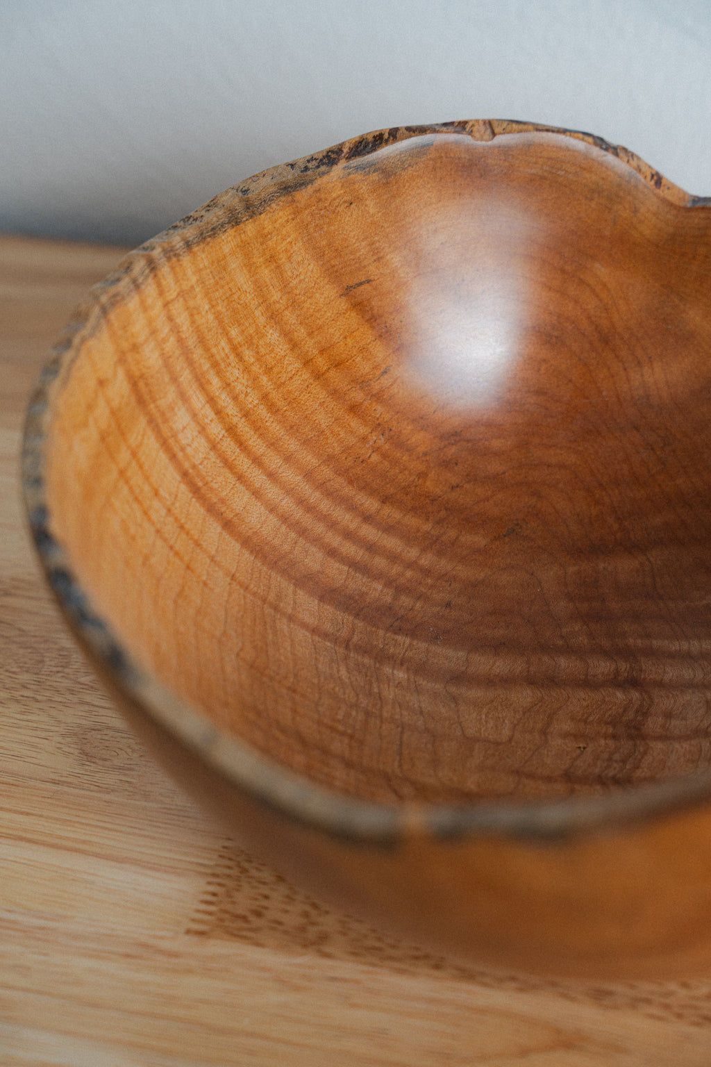 Figured Cowen Park Maple Salad Bowl by Michael Clyde