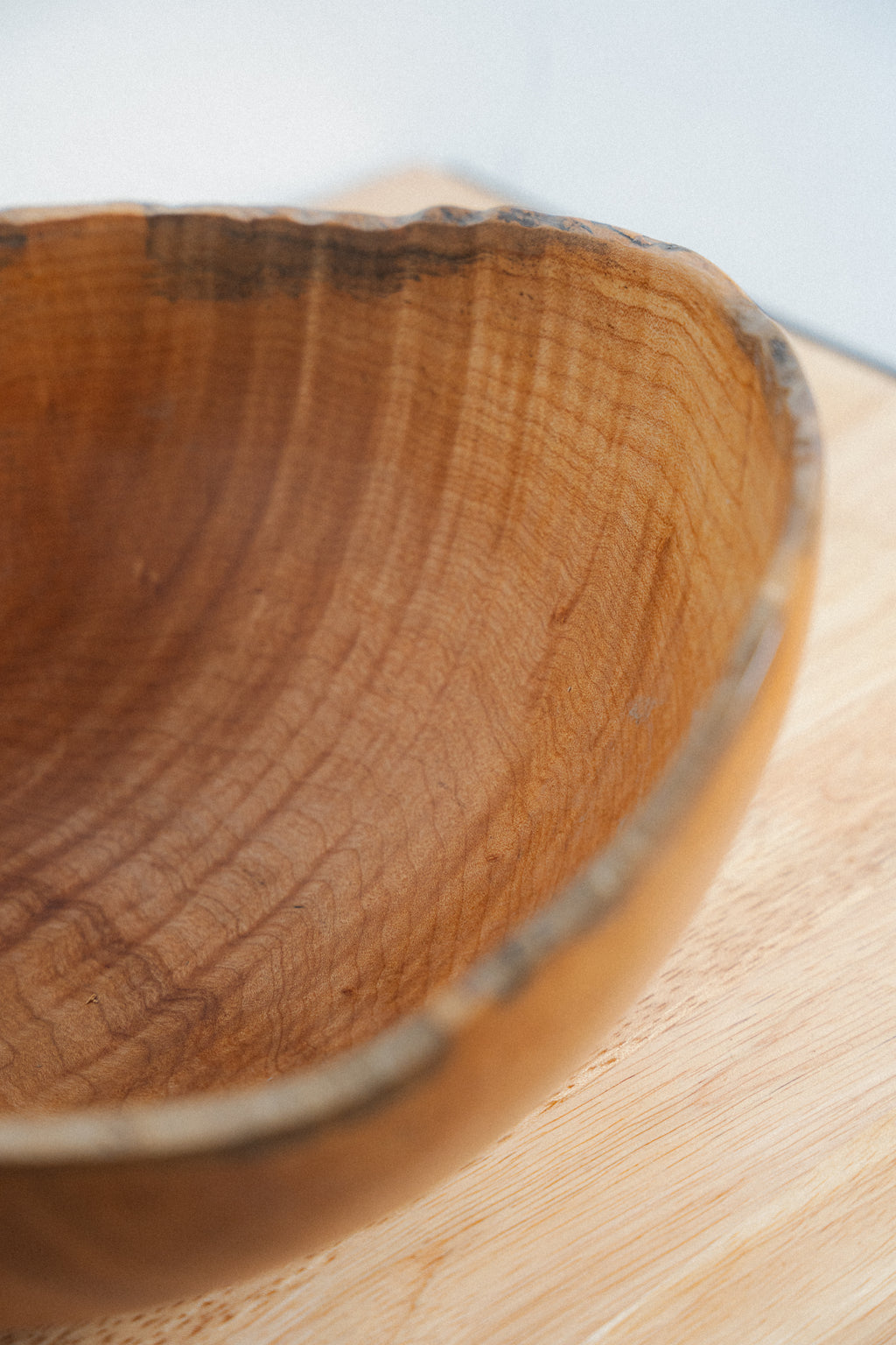 Figured Cowen Park Maple Salad Bowl by Michael Clyde