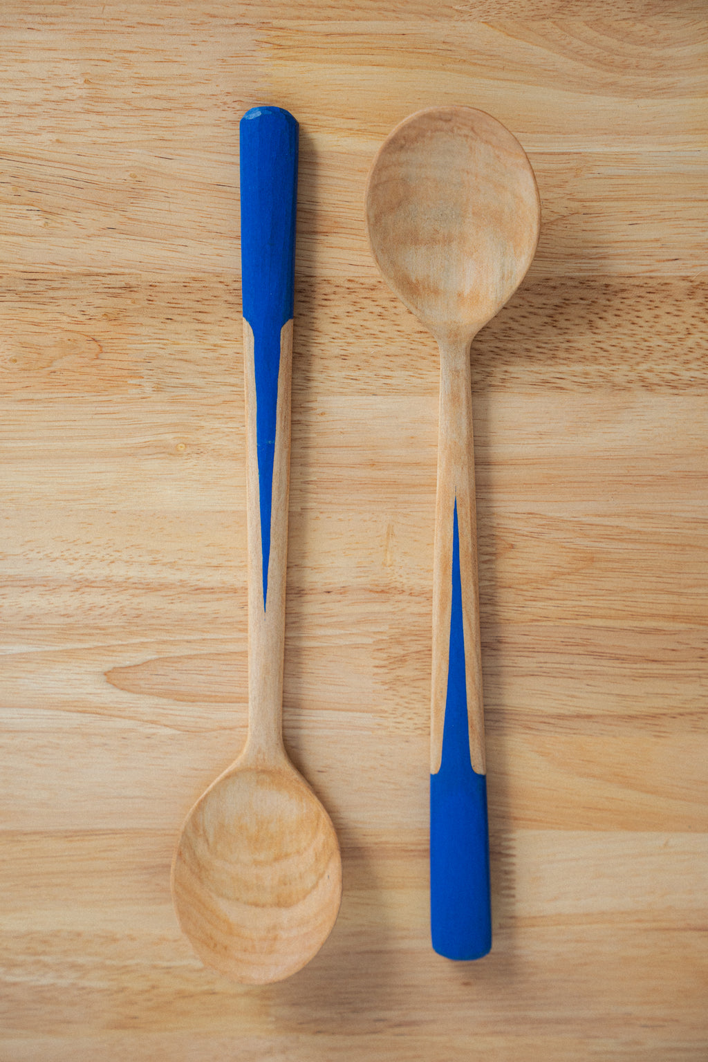 Figured Cowen Park Maple Salad Spoons by Michael Clyde