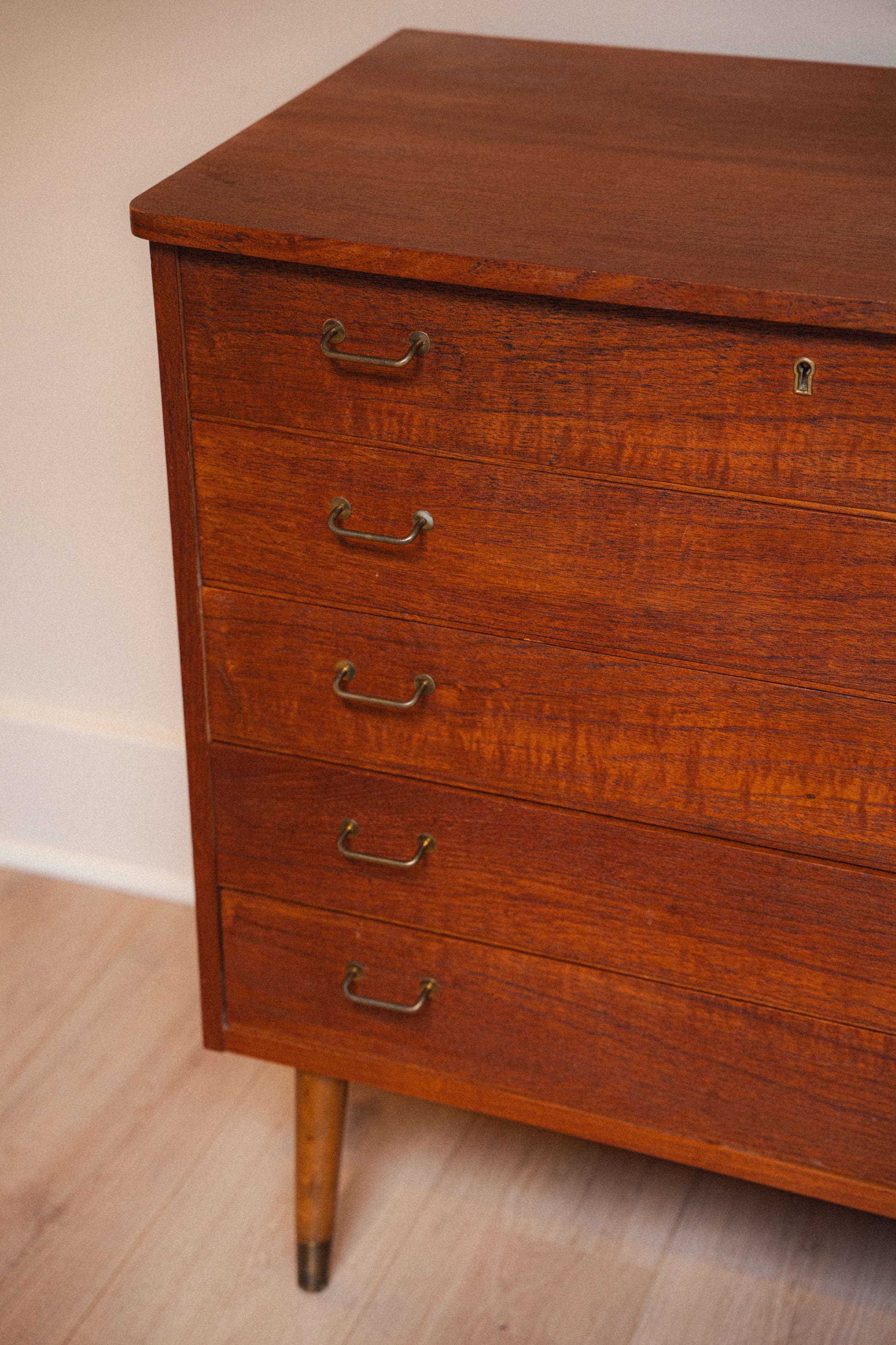 Norwegian Teak Dresser Chest by Jåtog Møbler