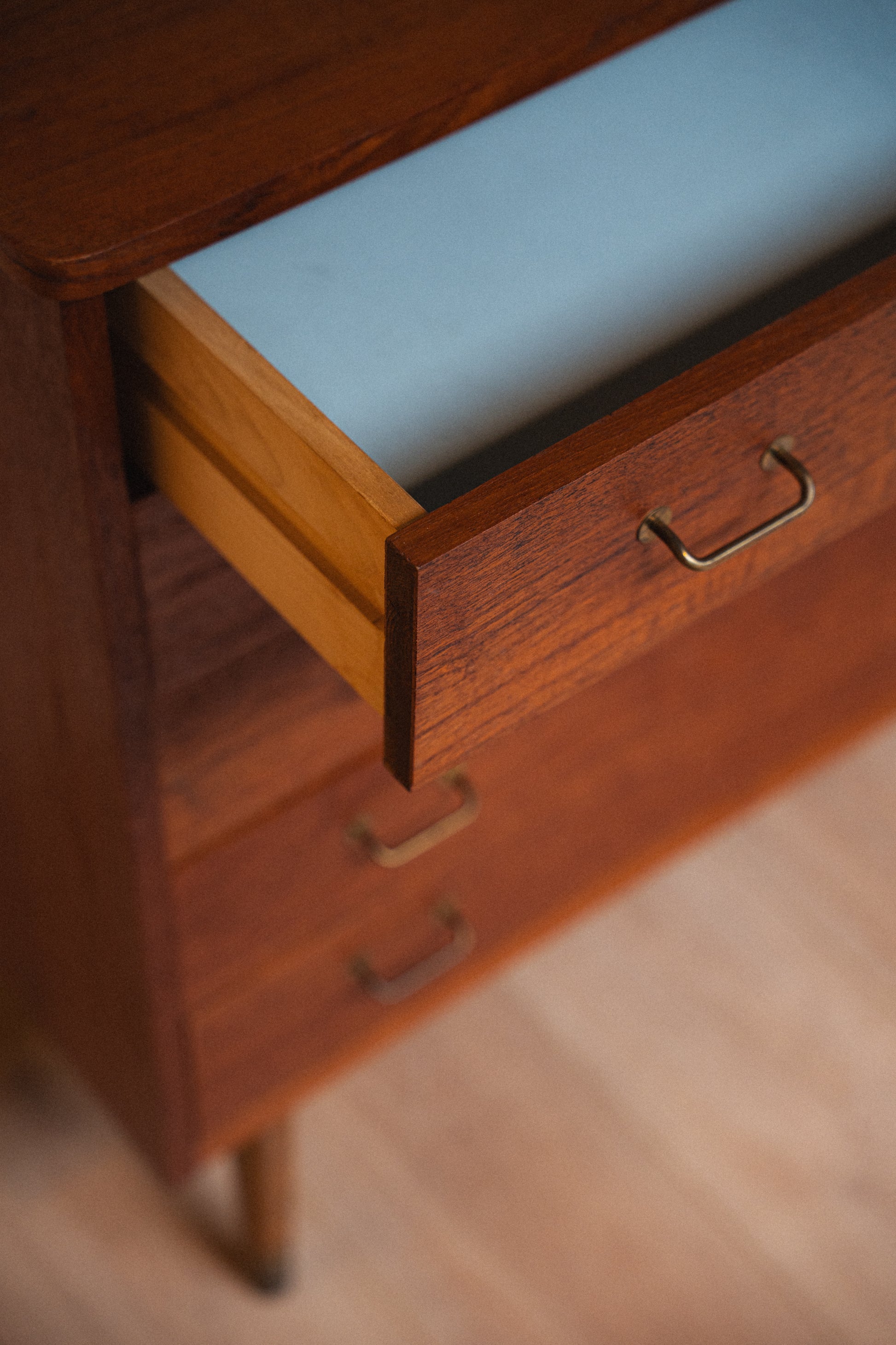 Norwegian Teak Dresser Chest by Jåtog Møbler