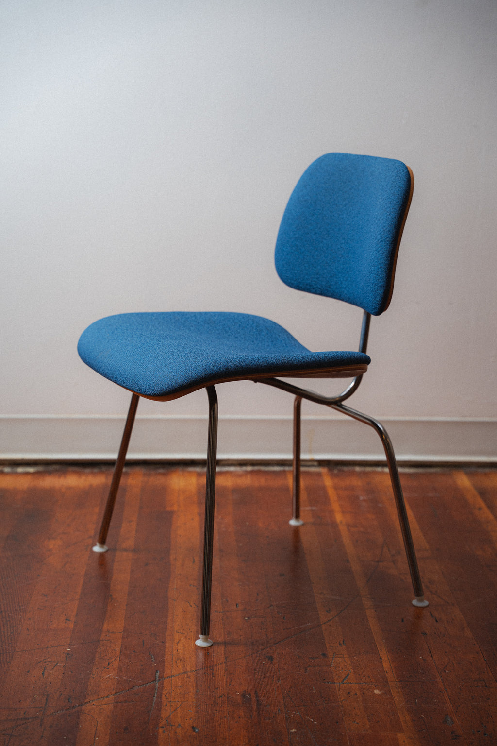 Upholstered Eames DCM by Charles and Ray Eames for Herman Miller
