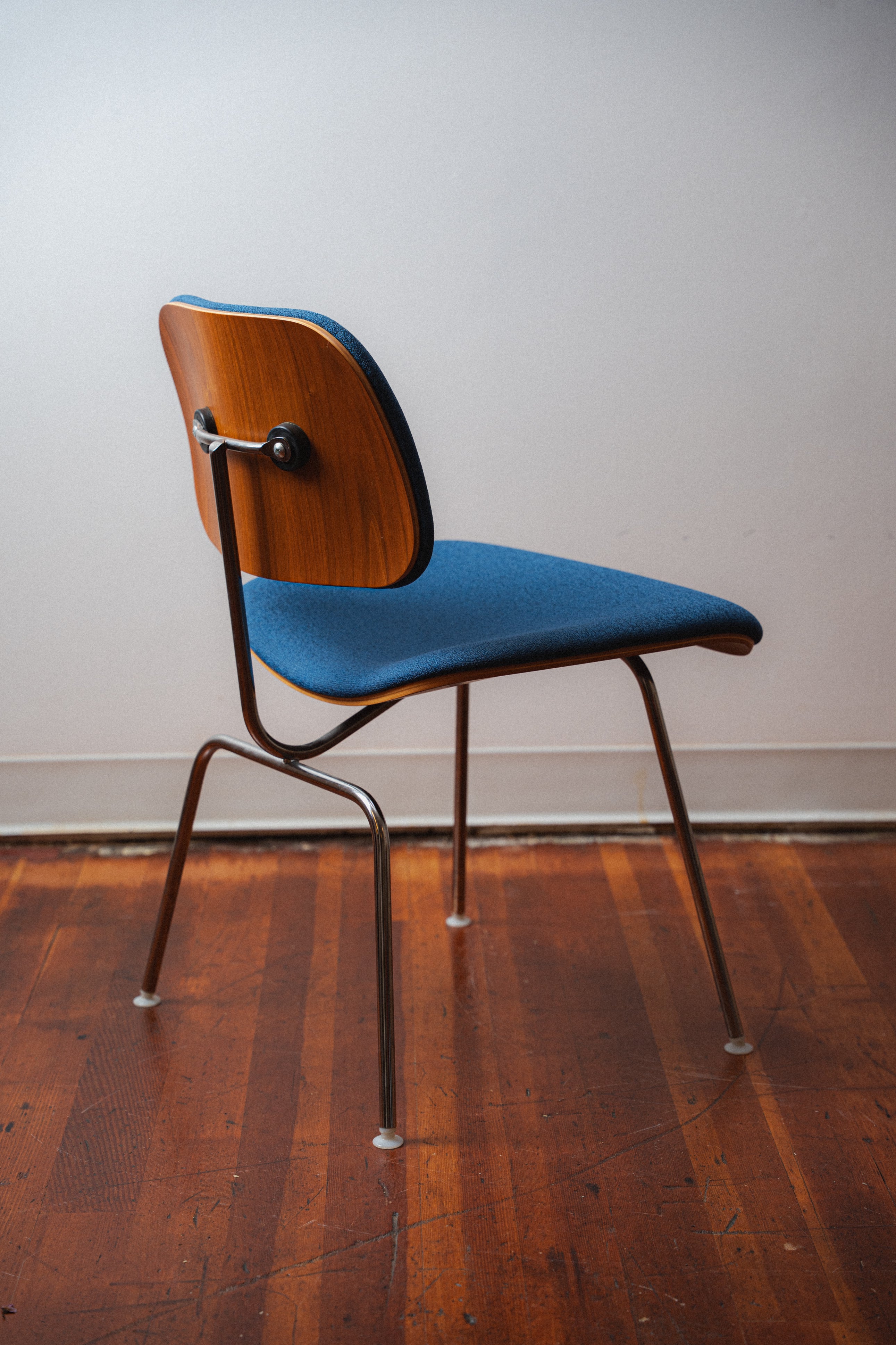 Upholstered Eames DCM by Charles and Ray Eames for Herman Miller