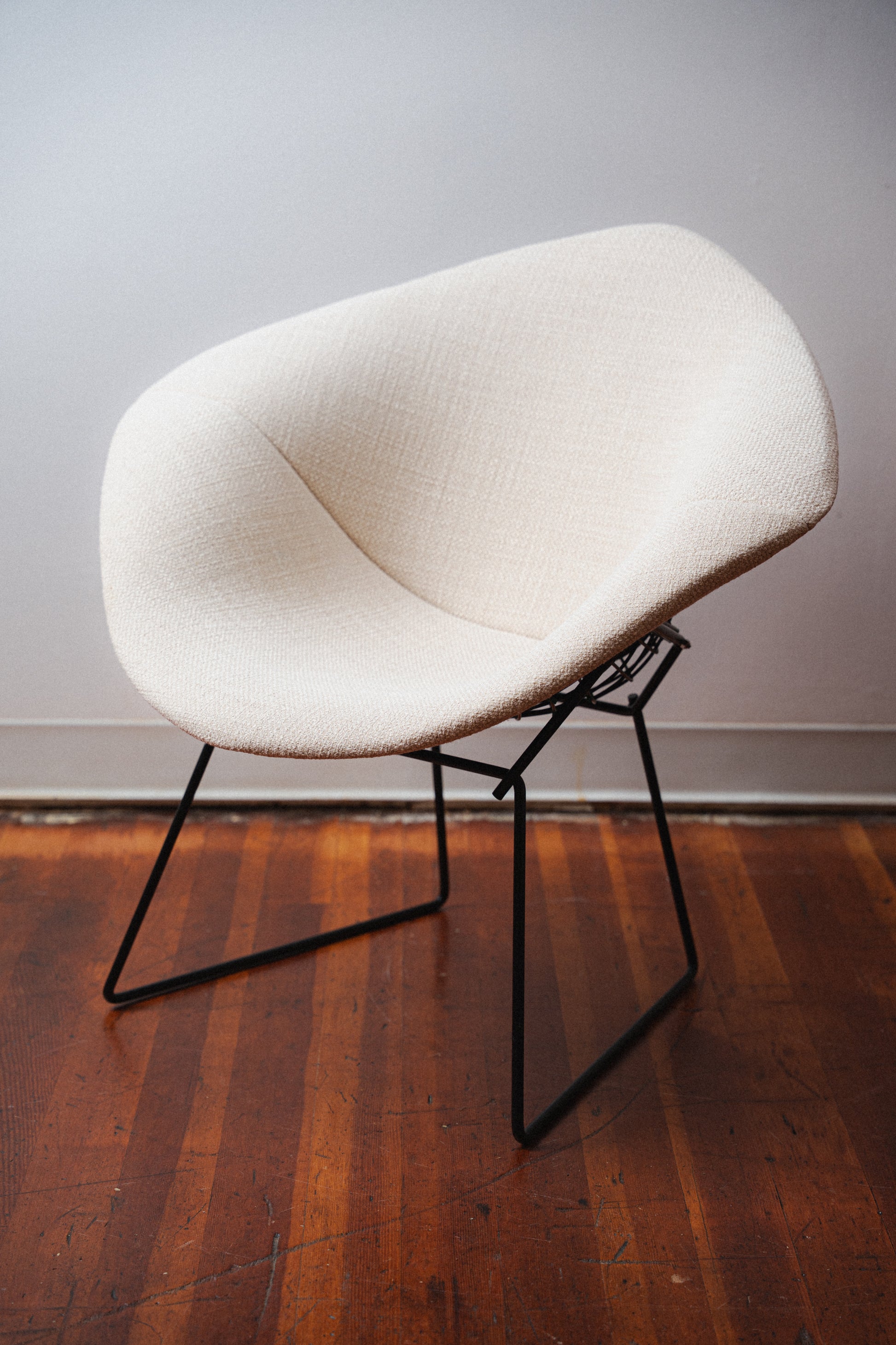 Upholstered Diamond Chair by Harry Bertoia for Knoll