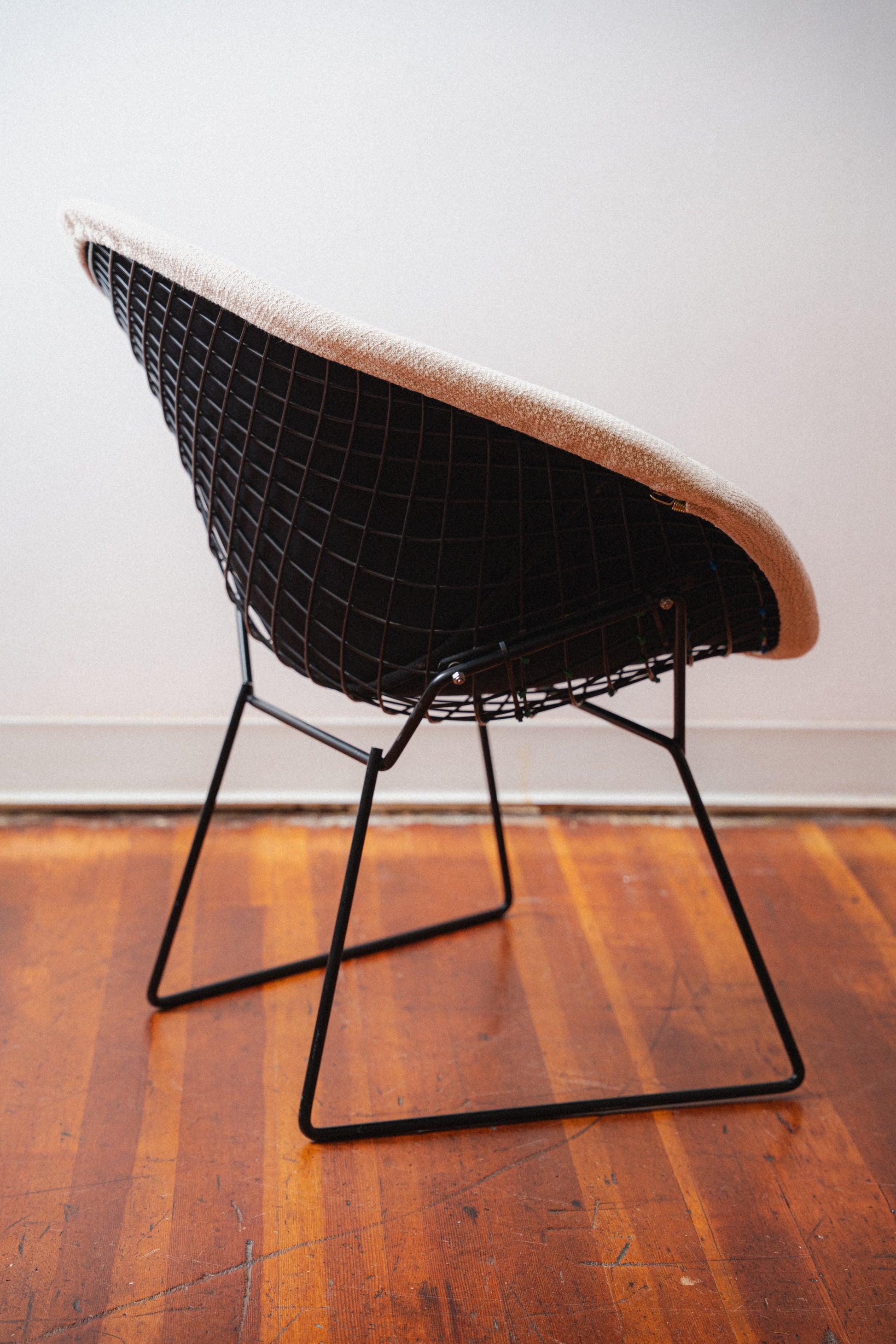 Upholstered Diamond Chair by Harry Bertoia for Knoll