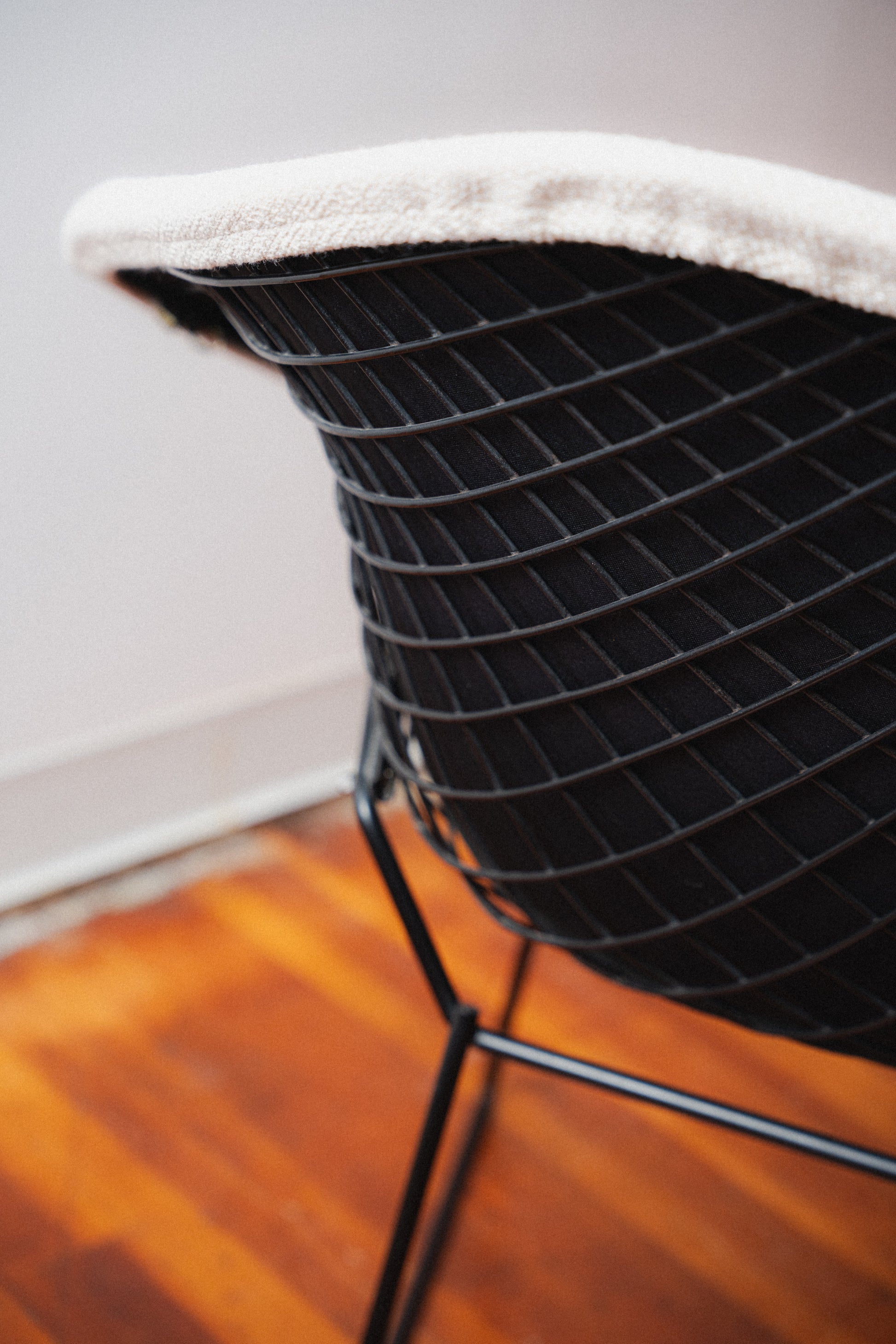 Upholstered Diamond Chair by Harry Bertoia for Knoll
