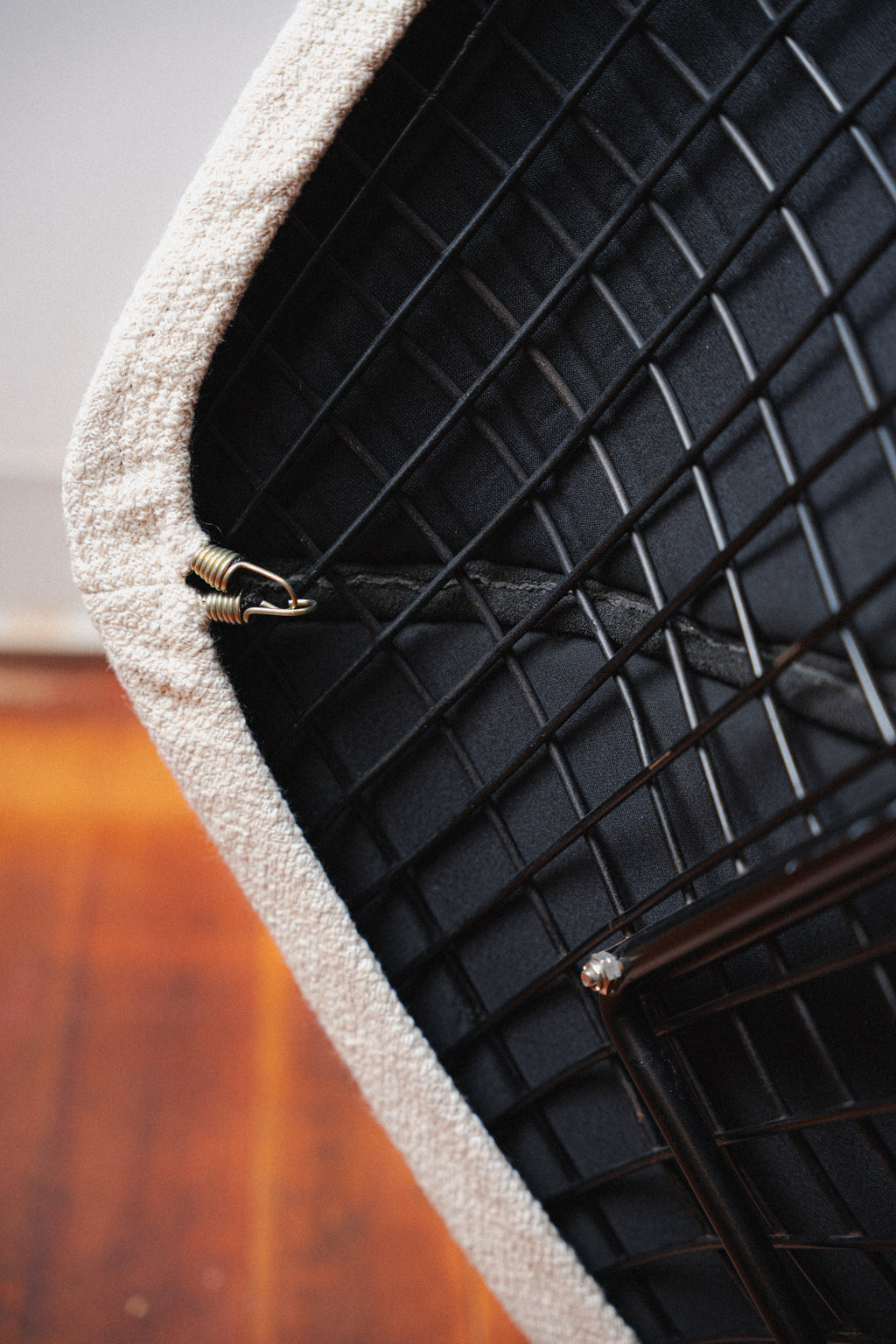 Upholstered Diamond Chair by Harry Bertoia for Knoll