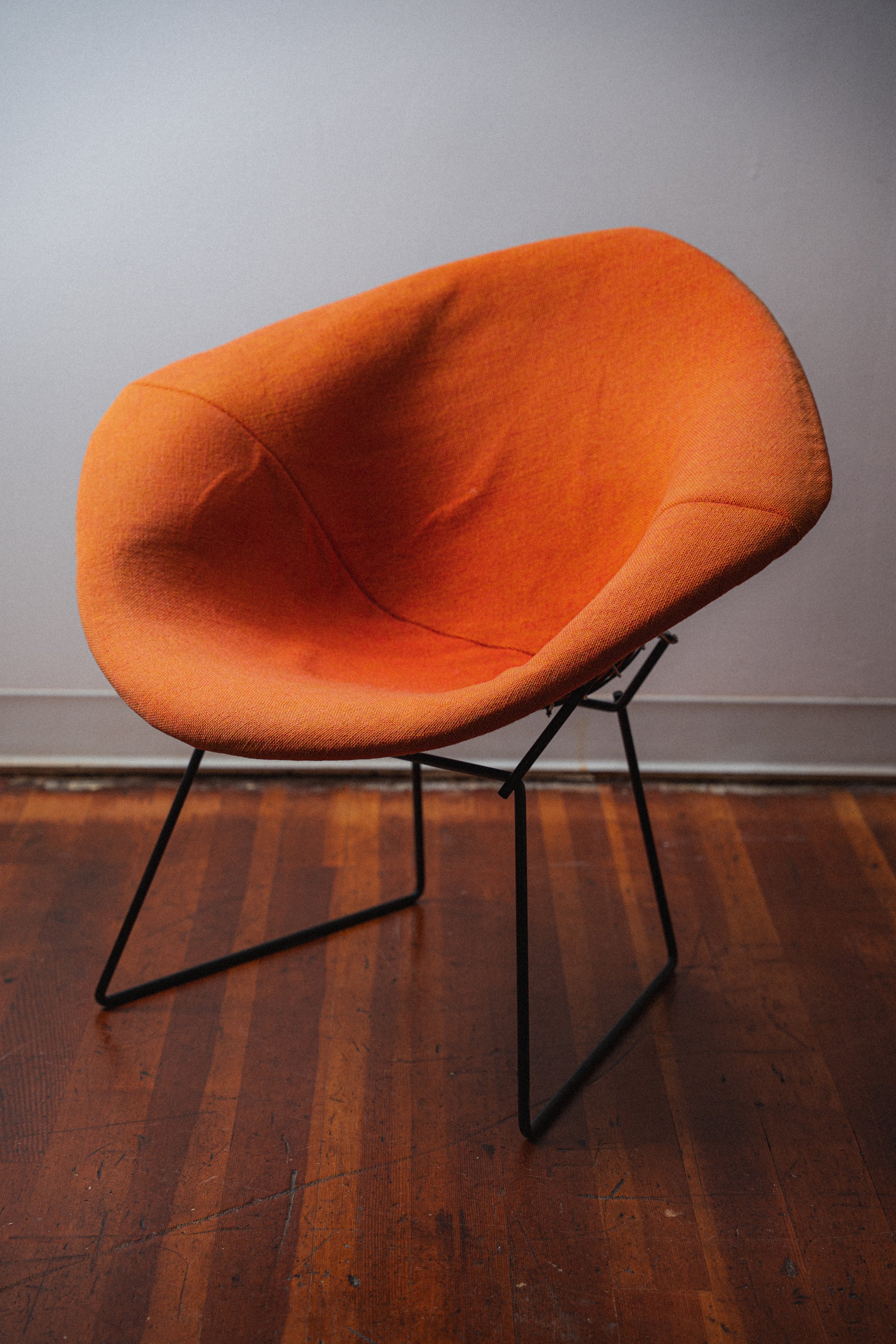 Upholstered Diamond Chair by Harry Bertoia for Knoll