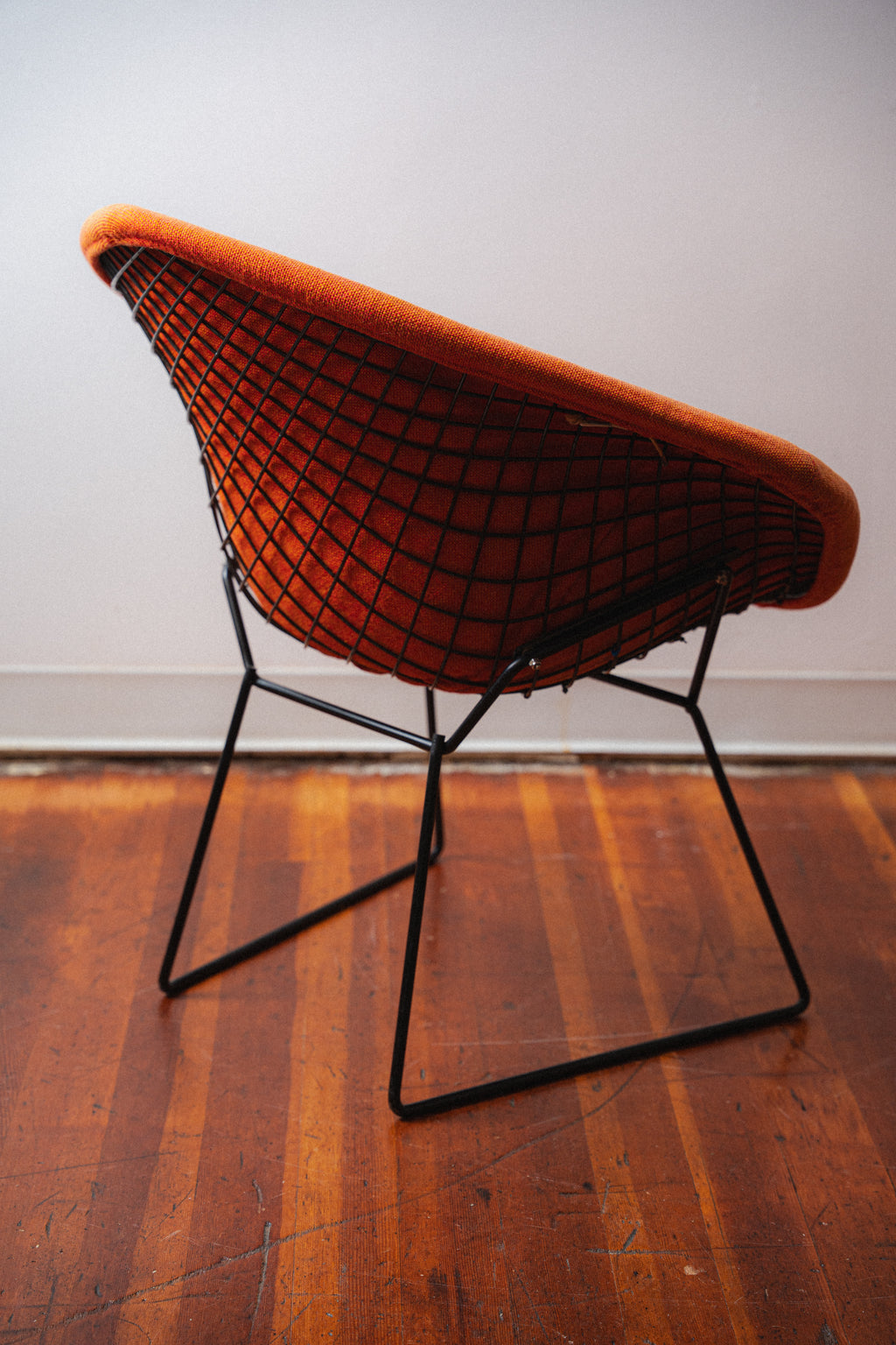 Upholstered Diamond Chair by Harry Bertoia for Knoll
