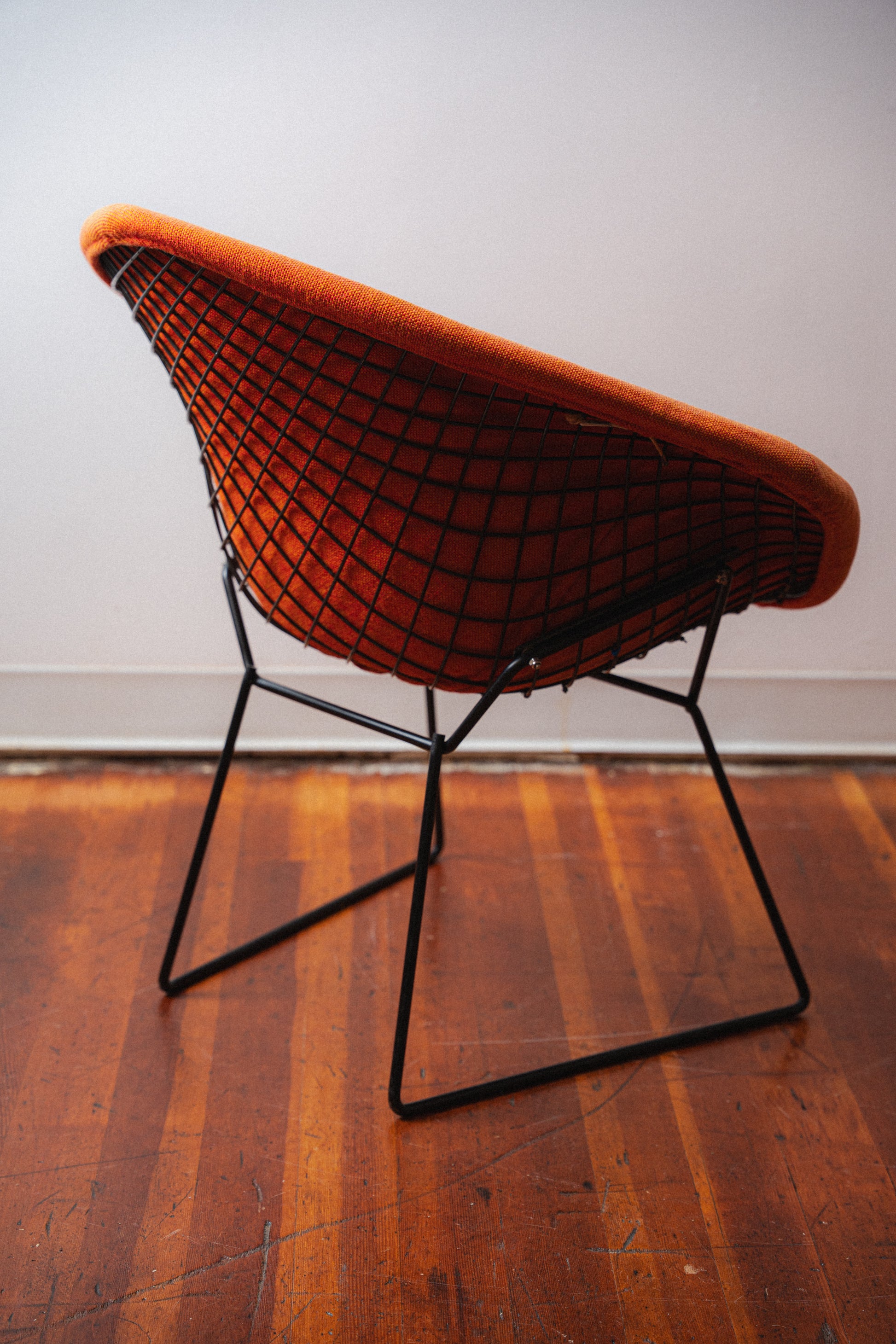 Upholstered Diamond Chair by Harry Bertoia for Knoll
