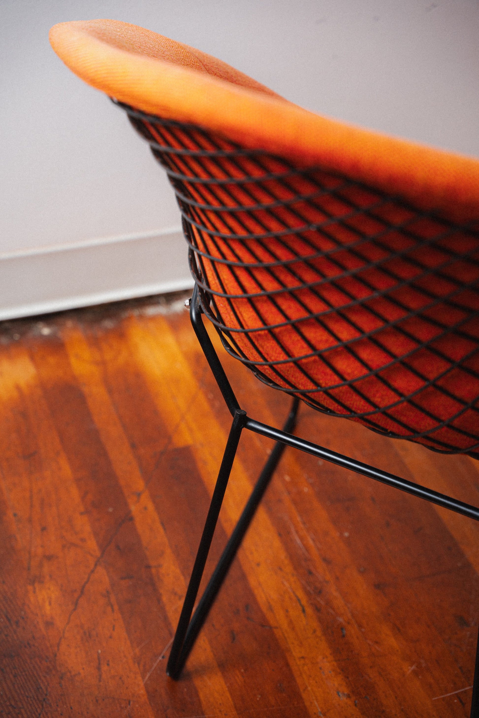 Upholstered Diamond Chair by Harry Bertoia for Knoll