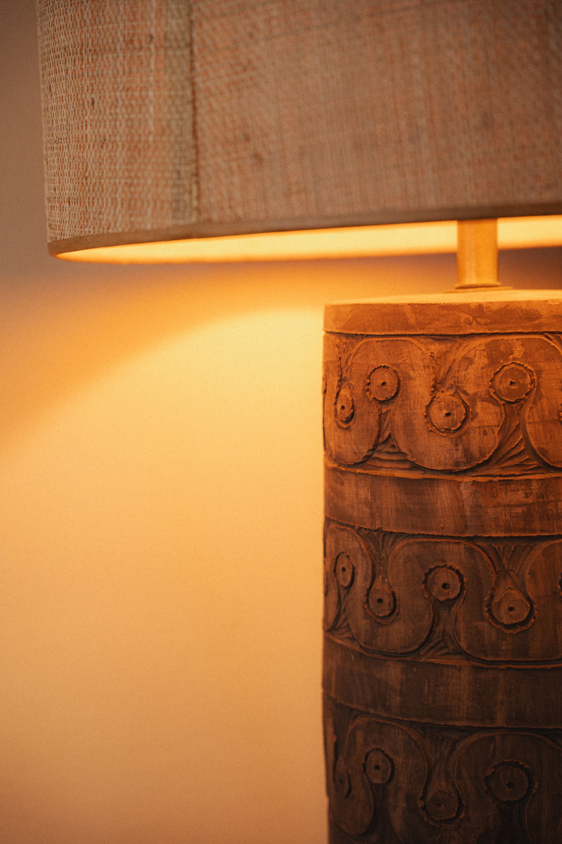 TIC for Raymor Italian Pottery Lamp With Original Shade