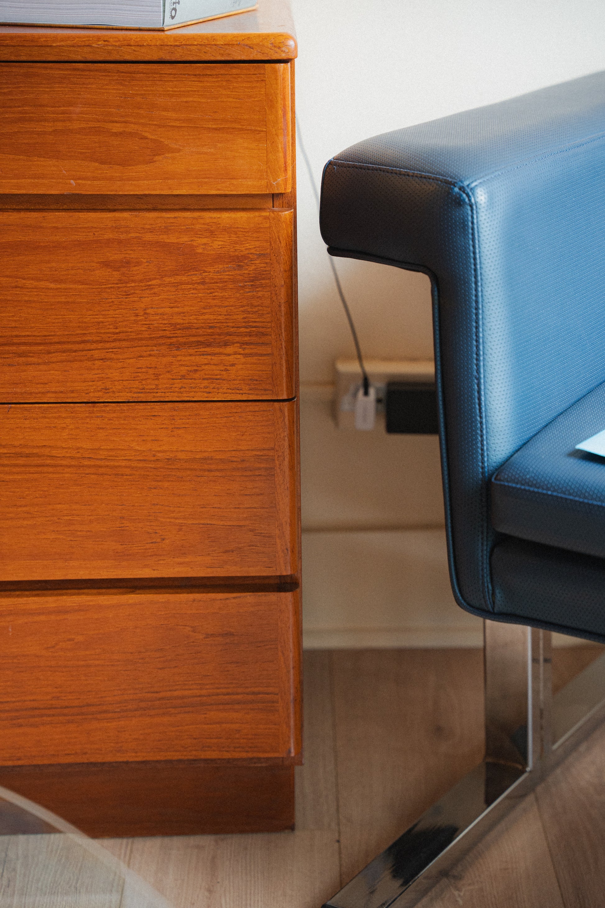 Danish Teak 4-Drawer Dresser