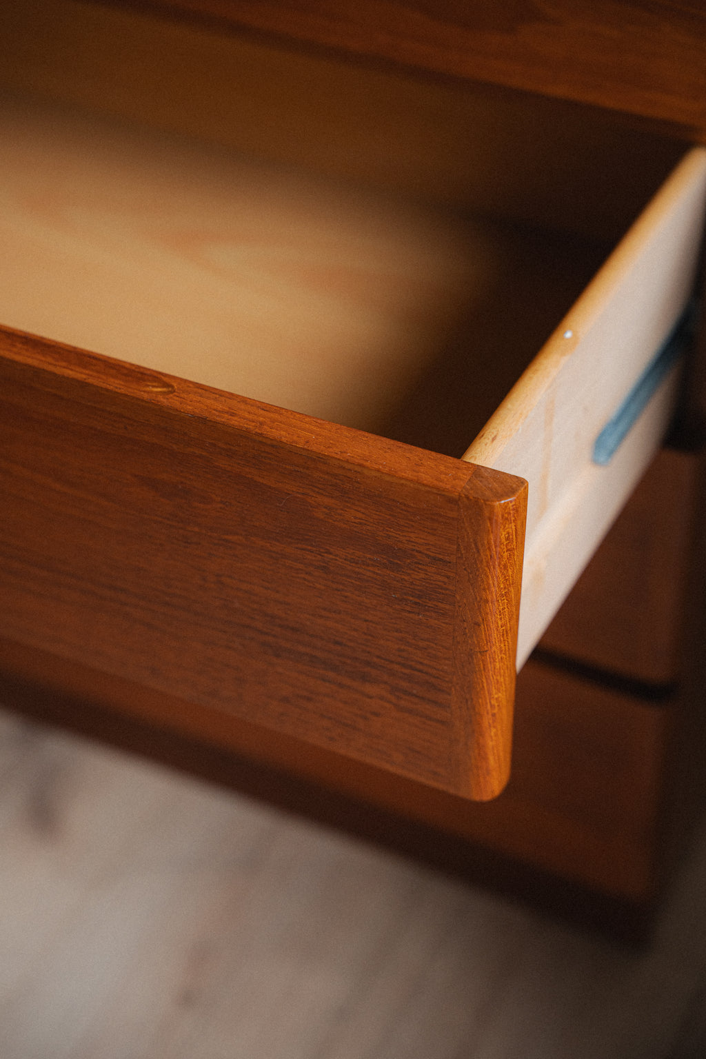 Danish Teak 4-Drawer Dresser