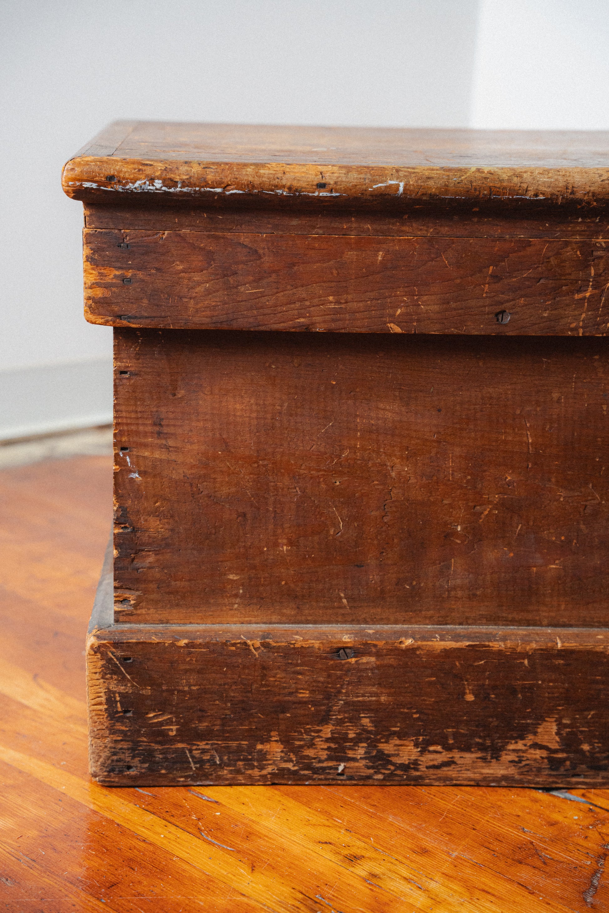 Antique Spanish Walnut & Pine Chest