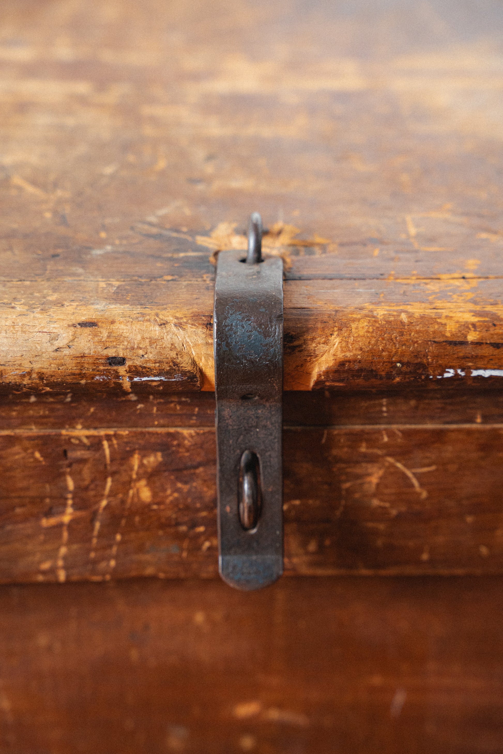 Antique Spanish Walnut & Pine Chest